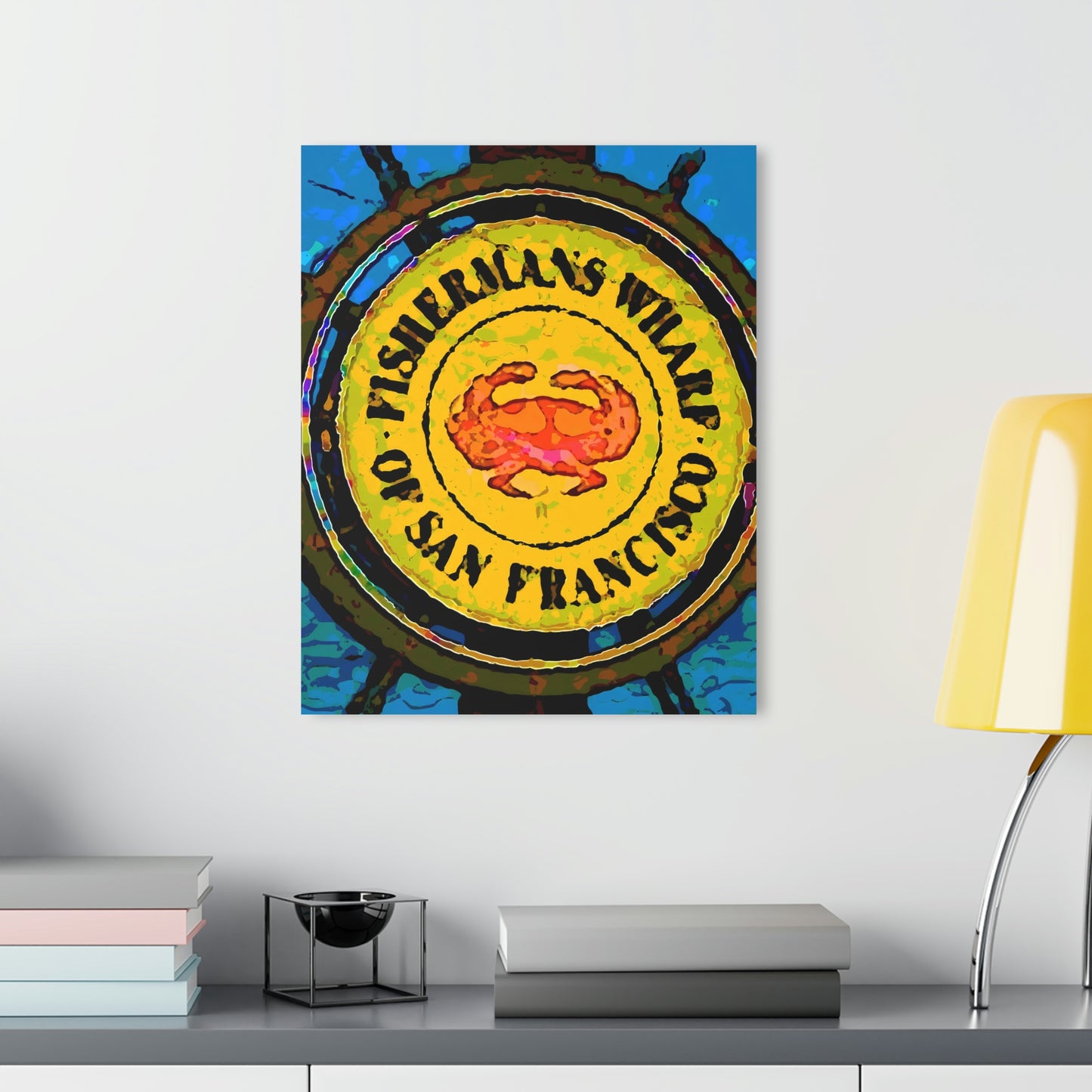 Acrylic Prints (French Cleat Hanging) ...  "No.9 Fishermen's Grotto - Fishermen's Wharf, SF, California" ... Family Archives: 1970's ... Original Works ...