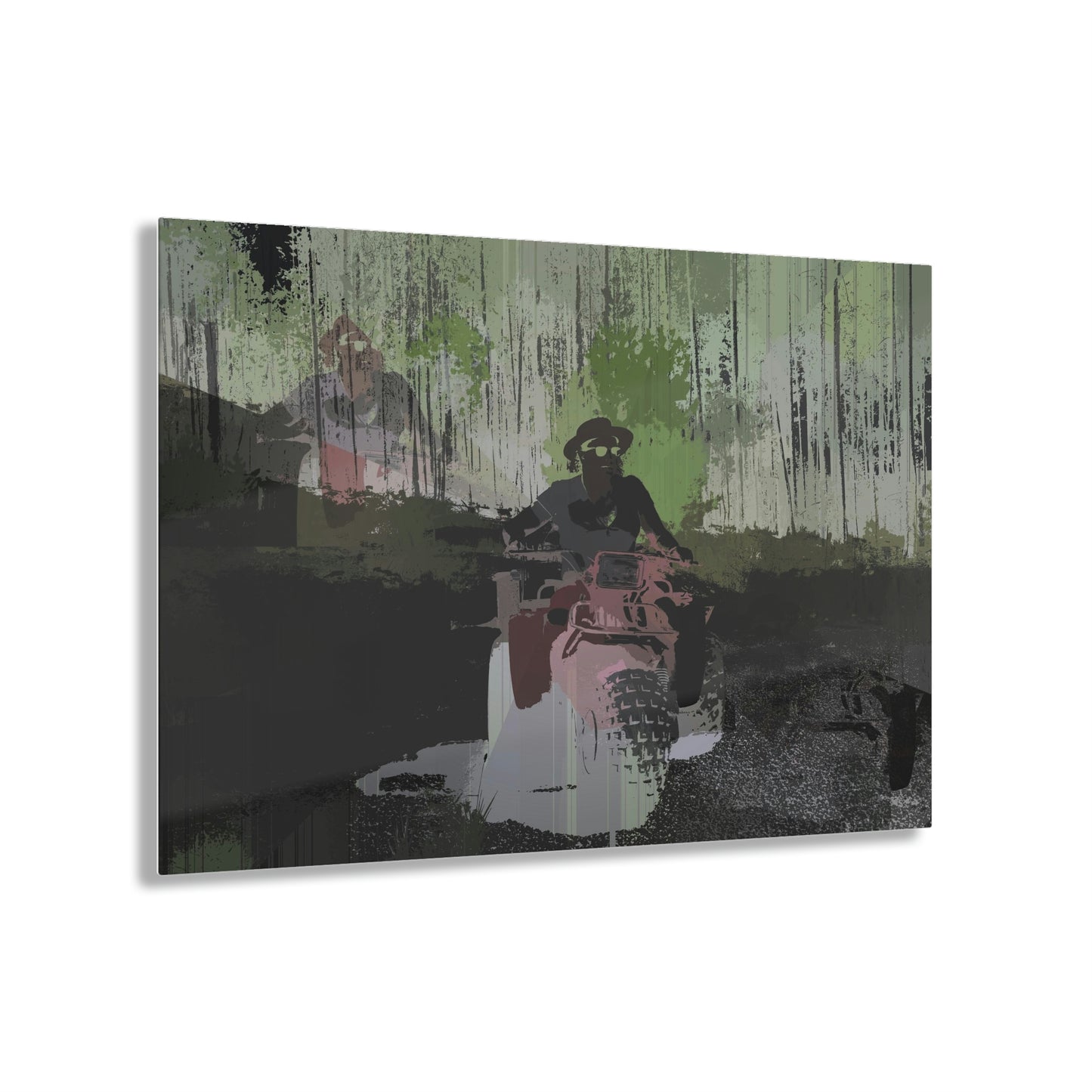 Acrylic Prints ... 3-Wheeln' N' Groovin The Mountain Roads ... Central Idaho ... Original Works ...