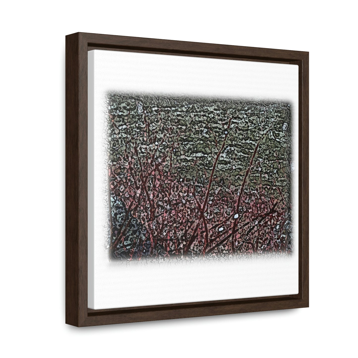 Gallery Canvas Wraps, Square Frame ... "A River Runs Through It" ... Red-Osier-Dogwood (Cornus Stonlifera 'Rubra') .. Original Works ... Central Idaho ...