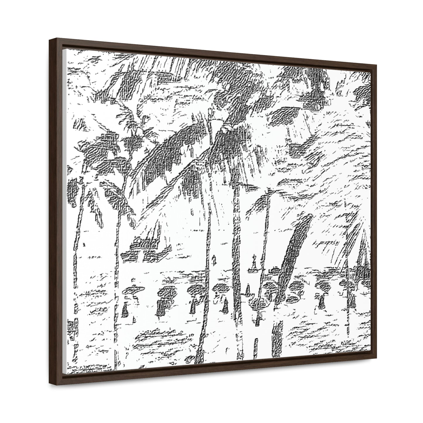 Gallery Canvas Wraps, Horizontal Frame ... "The Royal Hawai'ian: Waikiki Beach_Beach" ... Honolulu, HI ... Ocotber 2014 (Halloween) ... Original Works ...