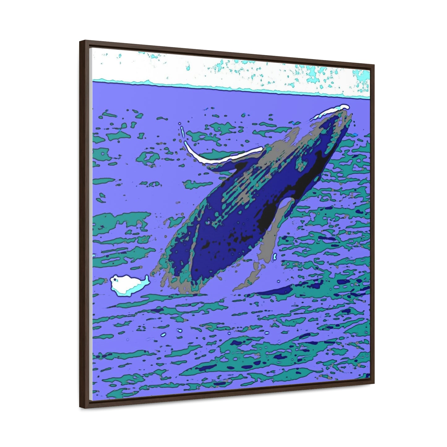 Gallery Canvas Wraps, Square Frame ... Baby Humpback Breaching ... Maui, HI: April 2022 ... "Family Archives: KPH" ... Original Works ...