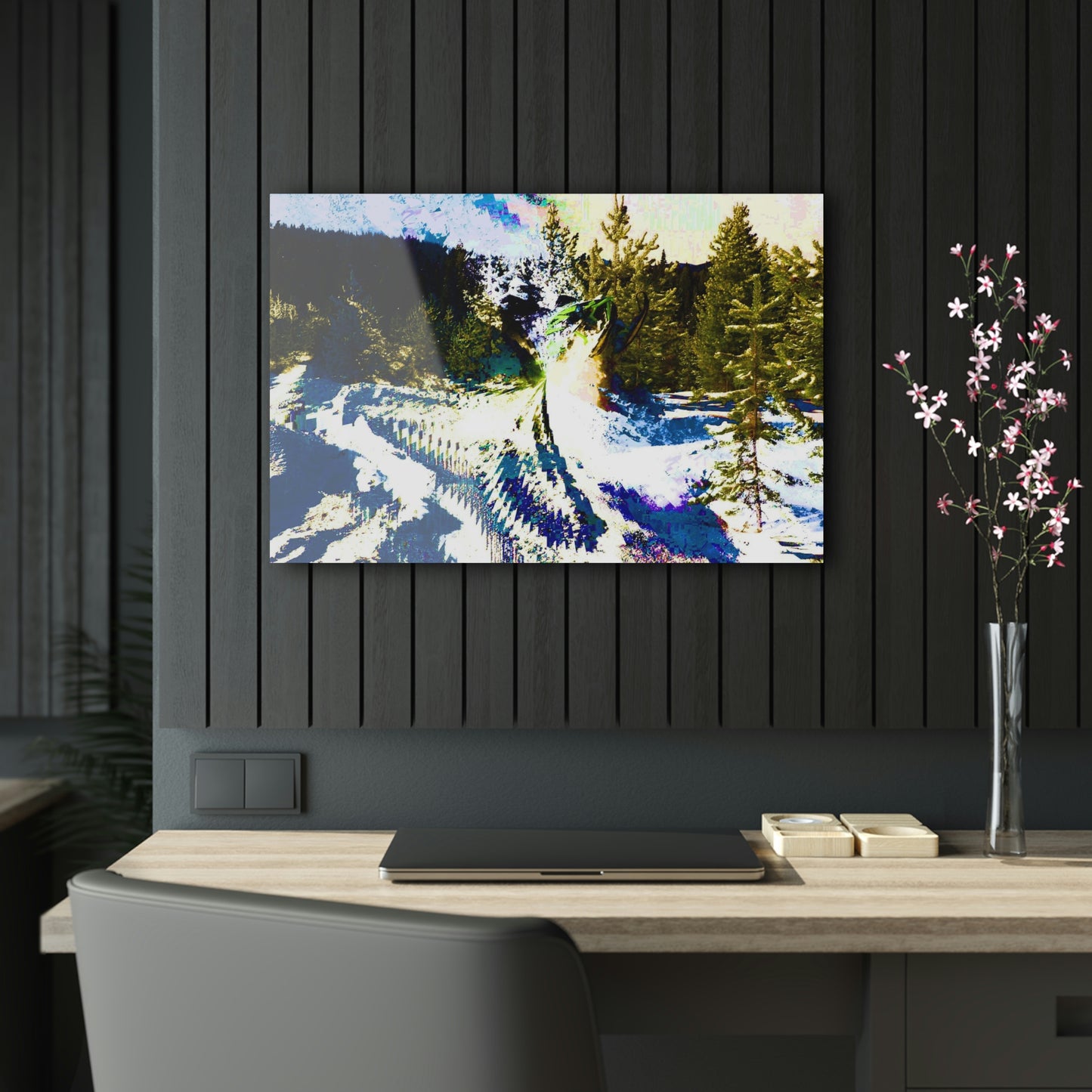 Acrylic Prints ... "No Time 'Like-Air-Time' ..." ... A True Master At His Craft ... December 2022, Rhett Creek, Idaho ... Original Works ...