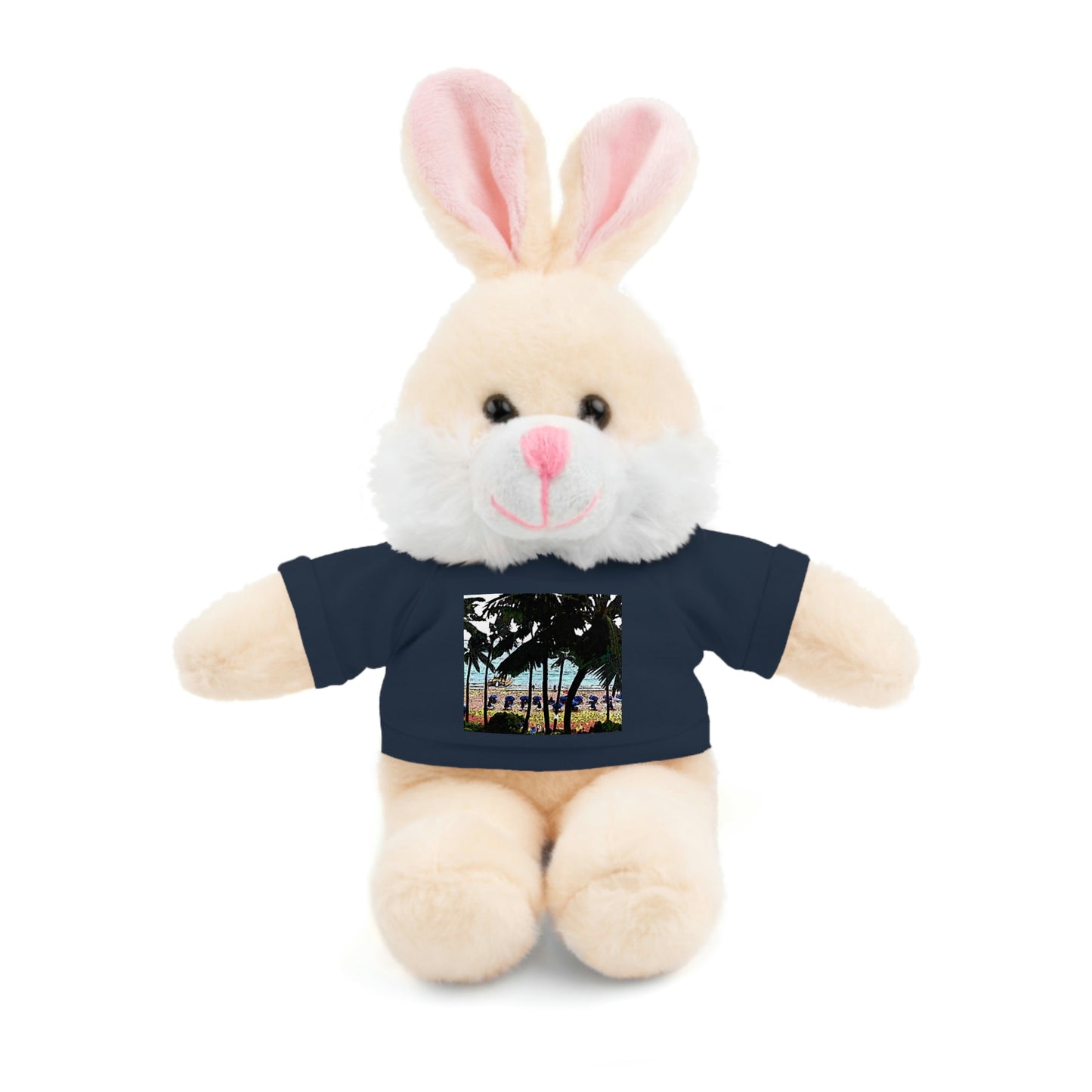 Stuffed Animals with Tee ... "A Beautiful Beach Amongst The Palms" ... The Outrigger Waikiki, Honolulu, Oahu ... Original Works ...