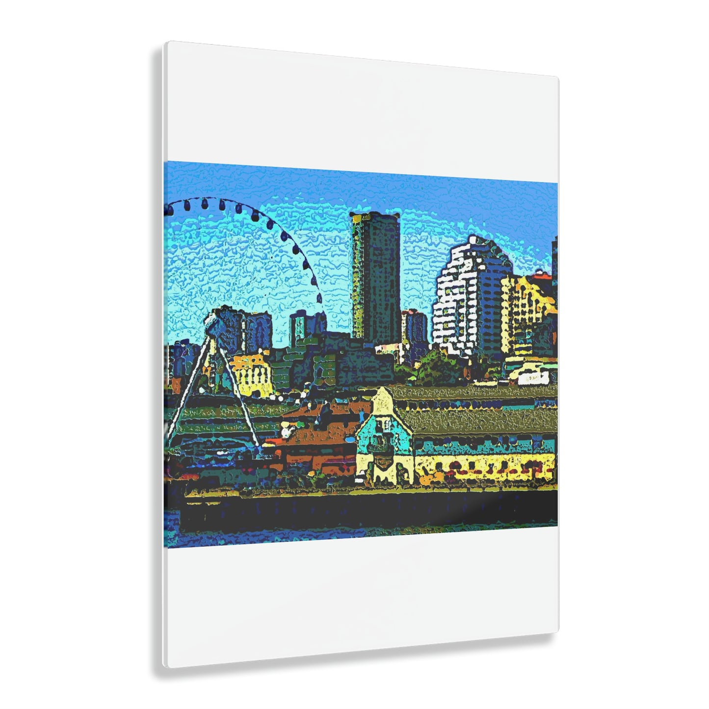 Acrylic Prints... That Classic Wheel ... 'Seattle's Wheel' ... & An Old Classic Waterside Vendors ...  'Family Archives' ... Original Works ...