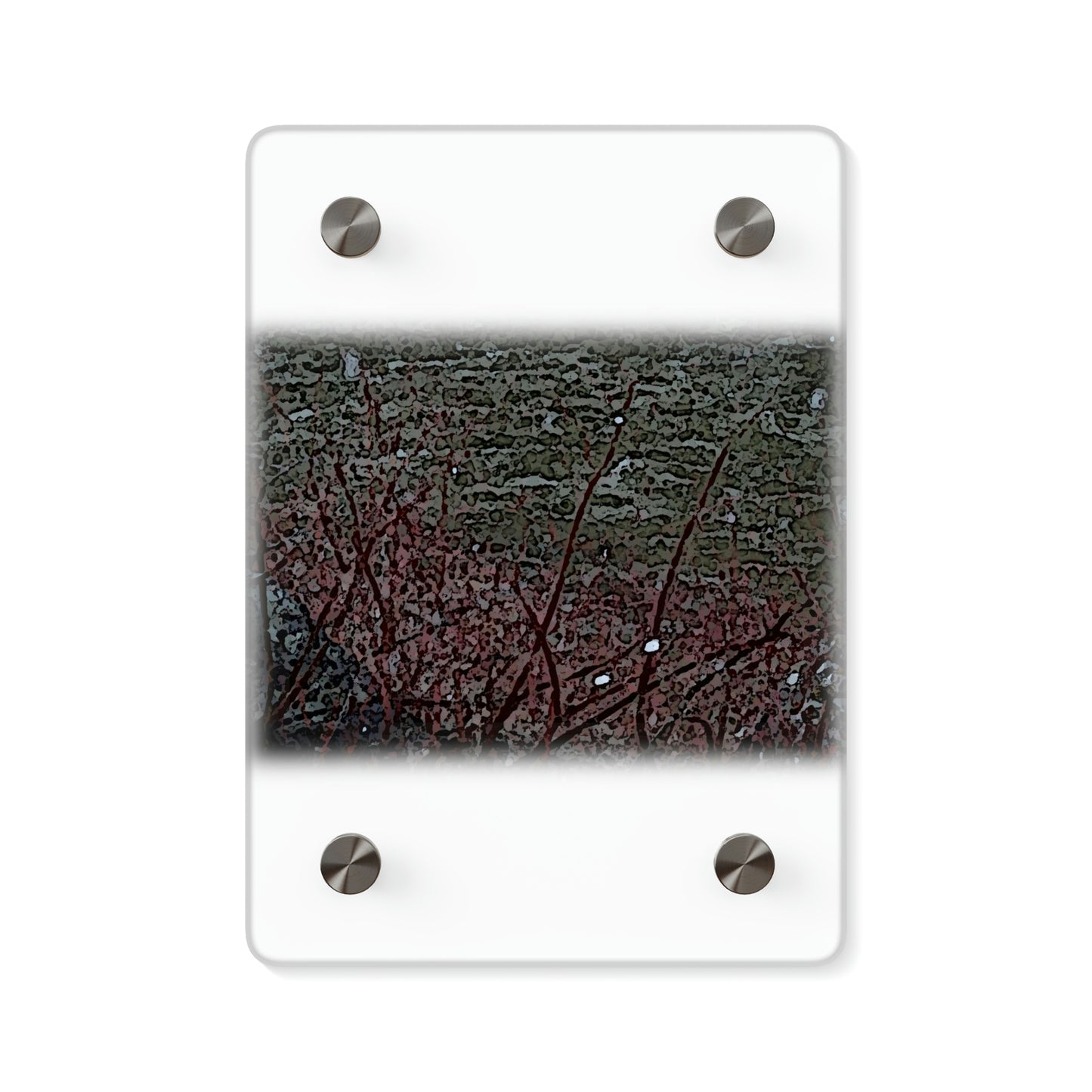 Acrylic Wall Art Panels ... "A River Runs Through It ... Red-Osier-Dogwood (Conus Stonlifera 'Rubra') .. Oringinal Works ... Central Idaho ...