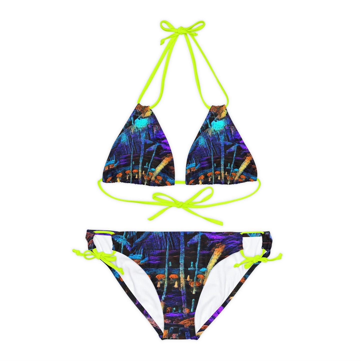 Strappy Bikini Set (AOP) ... "The Royal Hawai'ian: Waikiki Beach_Beach" ... Honolulu, HI ... Ocotber 2014 (Halloween) ... Original Works ...