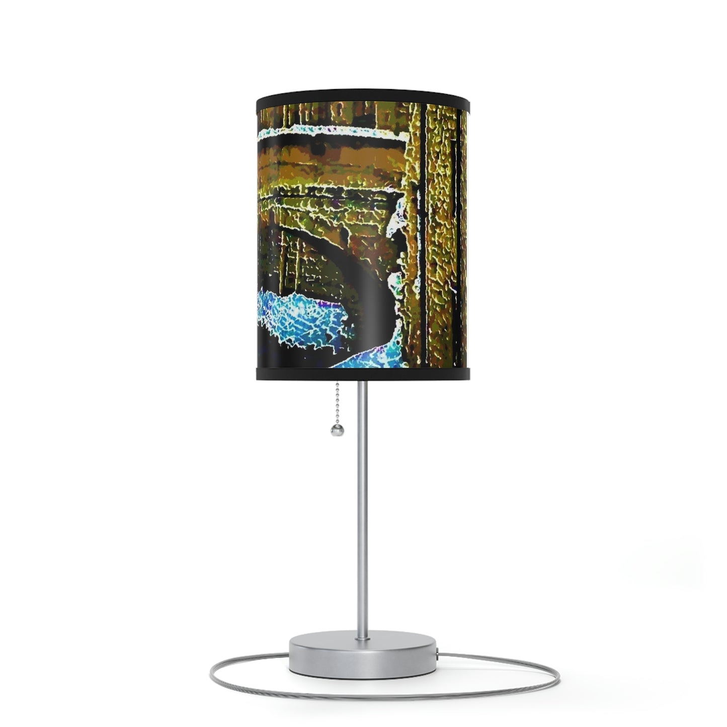 Lamp on a Stand, US|CA plug ... Walikng The Streets & Alleys ... 'Strolling The Canals ... '  ... Original Works  ...