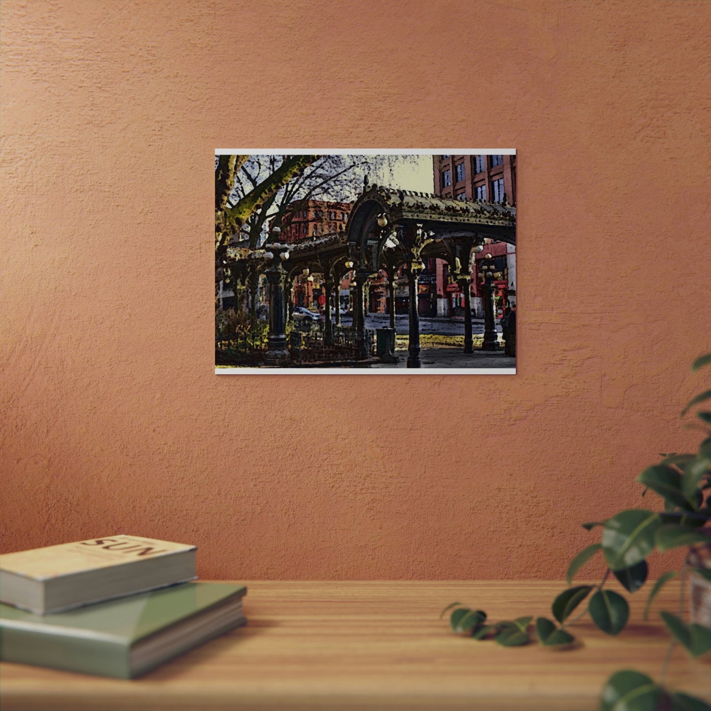 Aluminum Composite Panels ... Pioneer Square, Seattle, Washington: Gazebo, ..."Waiting For The Bus" ... Family Archives ... 2010 ... Original Works ...
