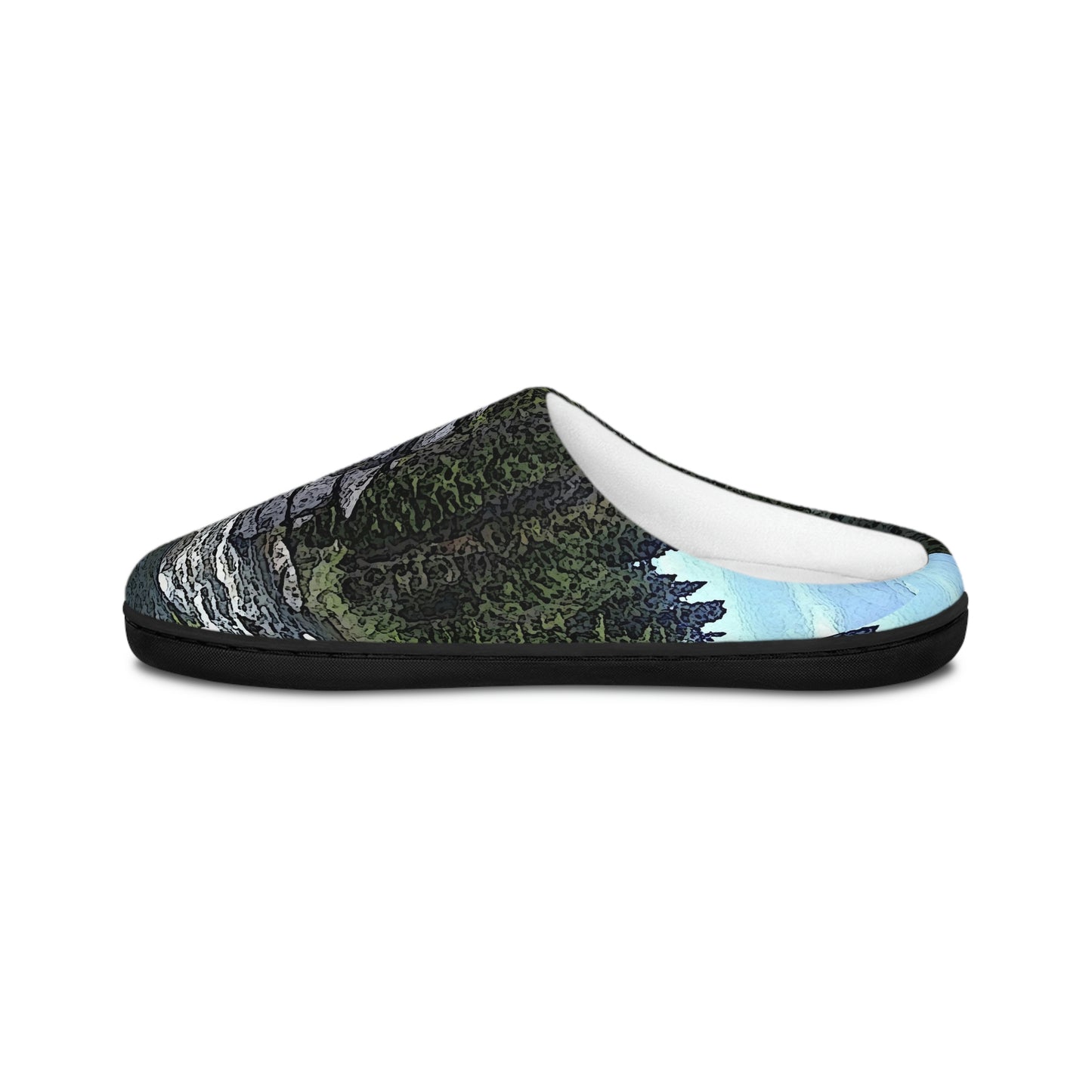 Men's Indoor Slippers ..."I Am Innocent" ... Tricky-Dick Immortalized ... Nixon Rock: Along The River ... Central Idaho, Summer 2020 ... Original Works ...