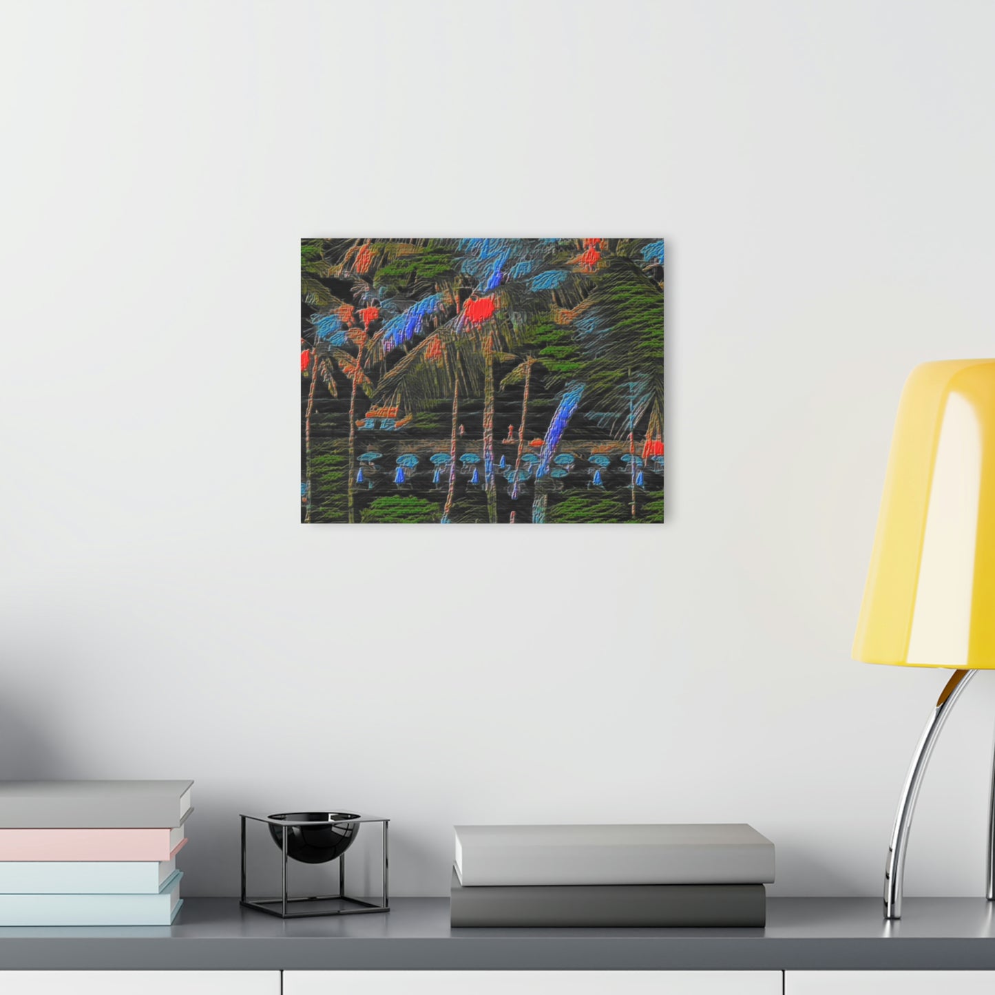 Acrylic Prints (French Cleat Hanging) ... "The Royal Hawai'ian: Waikiki Beach_Beach" ... Honolulu, HI ... Ocotber 2014 (Halloween) ... Original Works ...