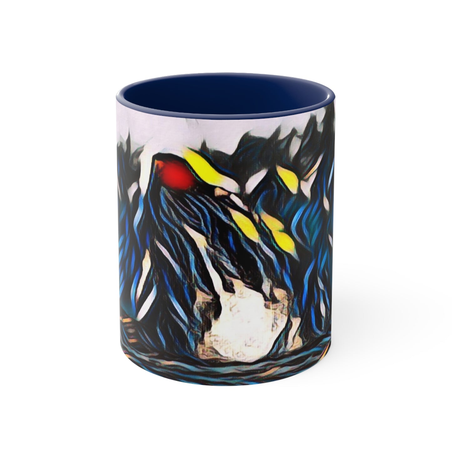 Accent Coffee Mug, 11oz ... "Ken's Favourite Humpback Breach" ... Circa: 21st Century ... Maui, HI ... Original Works ...