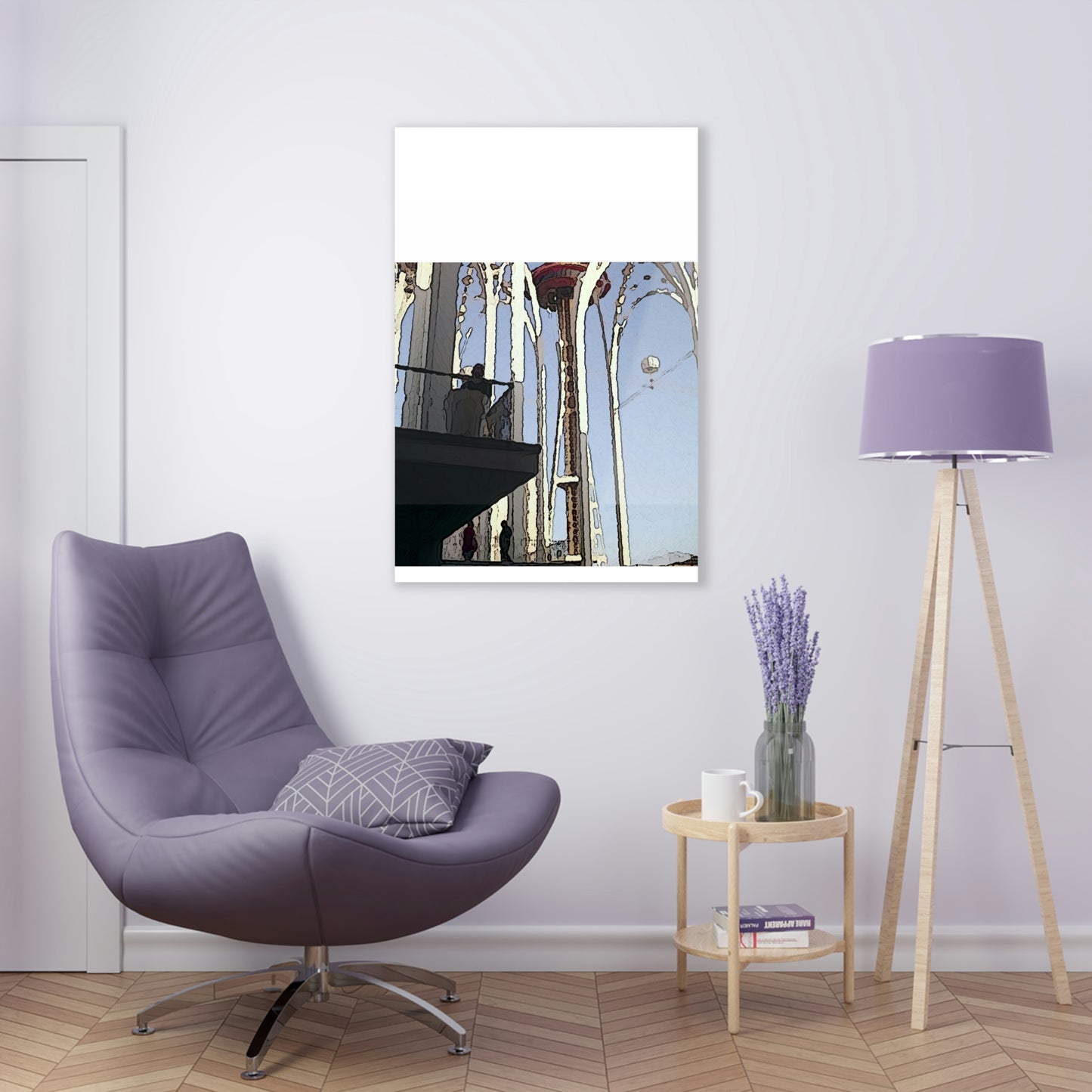 Acrylic Prints ... "Seattle World's Fair ... 1962" ... Space Needle 'Through-The-Arches' ... Family Archives ... Original Works ...