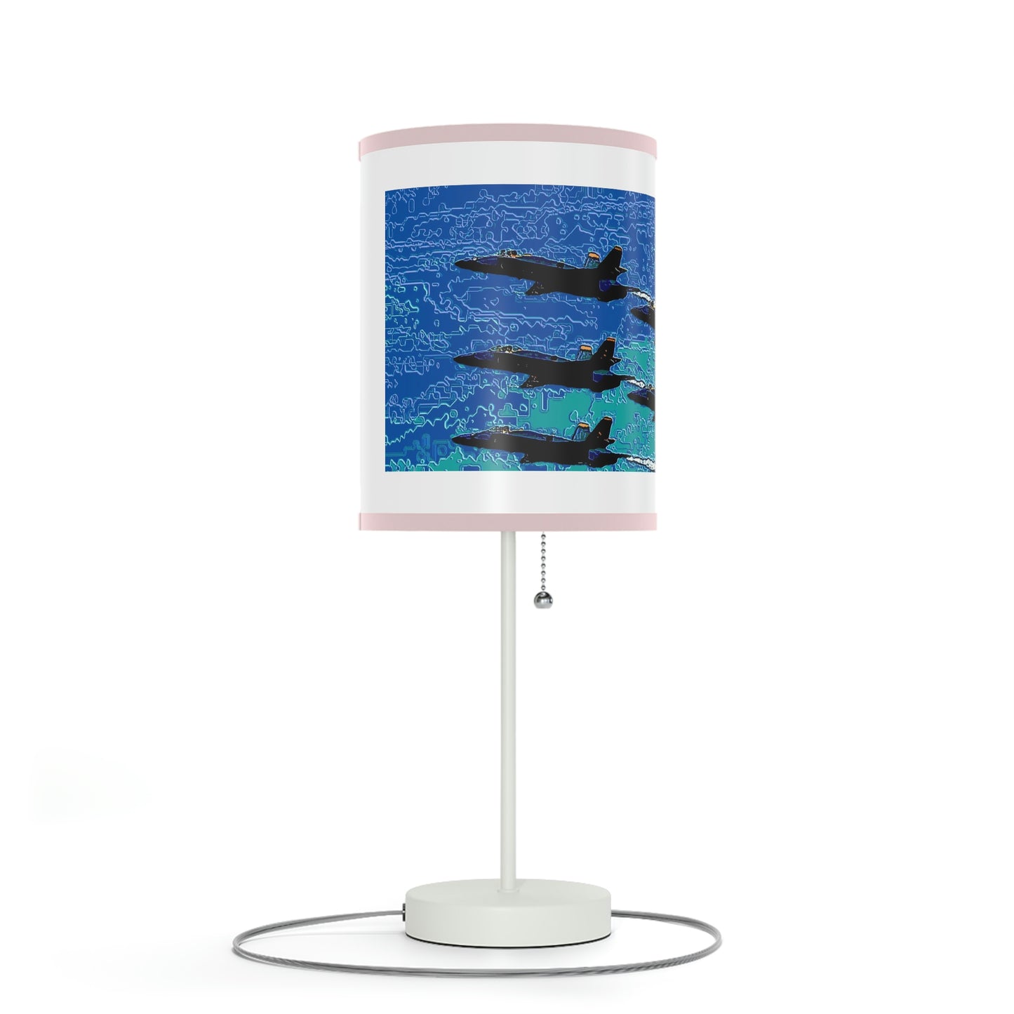 Lamp on a Stand, US|CA plug ... Seattle Seafair ..."Blue Angels Run Over Lake Washington" ... Circa Mid 1980's ... Dr FJ Holt ... Original Works ...