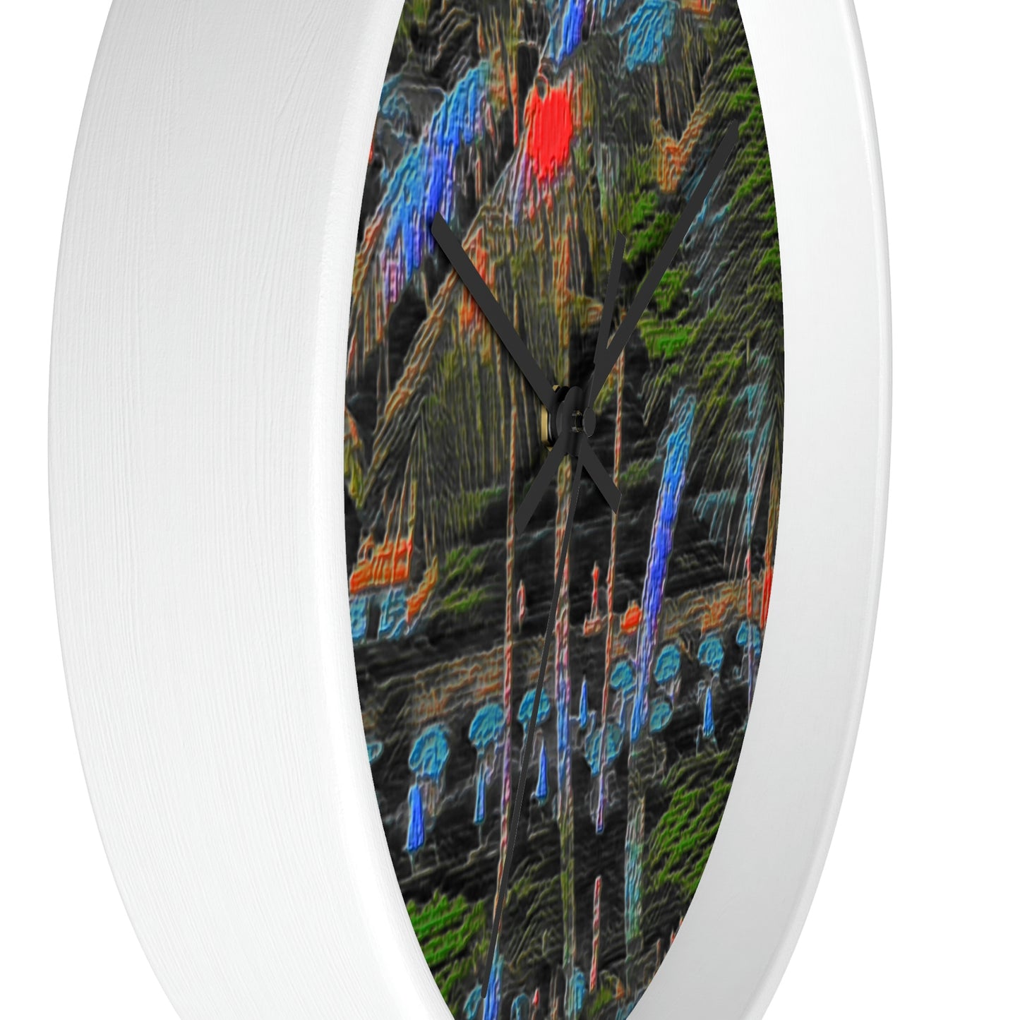 Wall Clock ... "The Royal Hawai'ian: Waikiki Beach_Beach" ... Honolulu, HI ... Ocotber 2014 (Halloween) ... Original Works ...