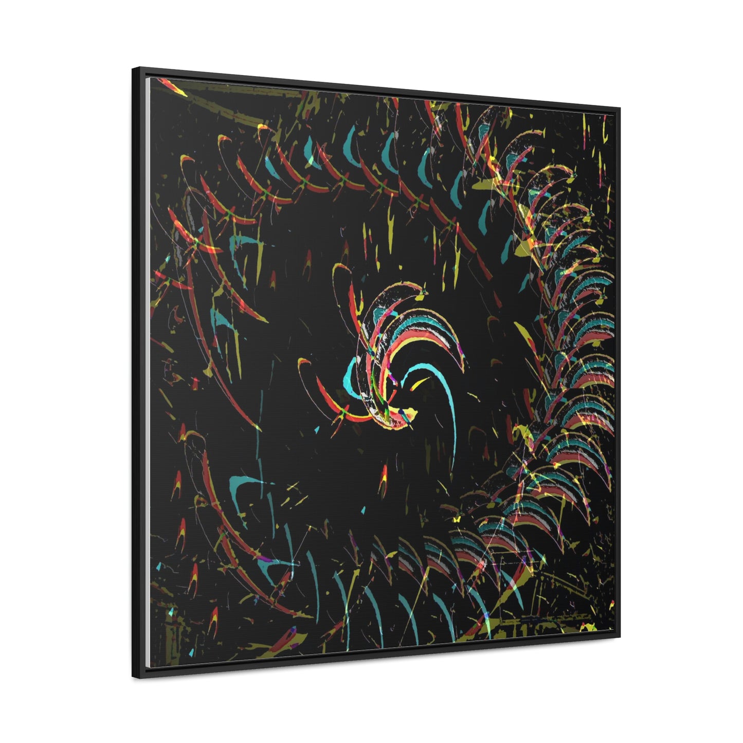 Gallery Canvas Wraps, Square Frame ... "Waning Moon" ... Central Idaho ... October 2022 ... Rendering Time: 22 Hours ... Original Works ...