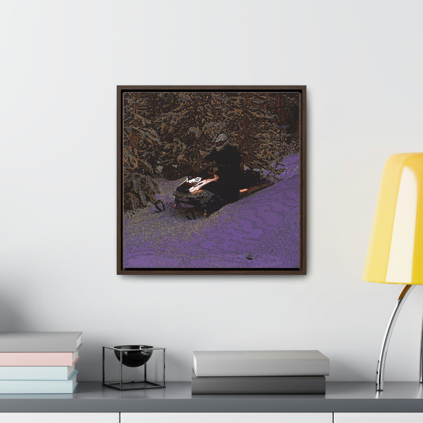 Gallery Canvas Wraps, Square Frame ... Yep ... "Another Day ... Riding Through The Wilderness ... " ... February 2023 ... Original Works ...