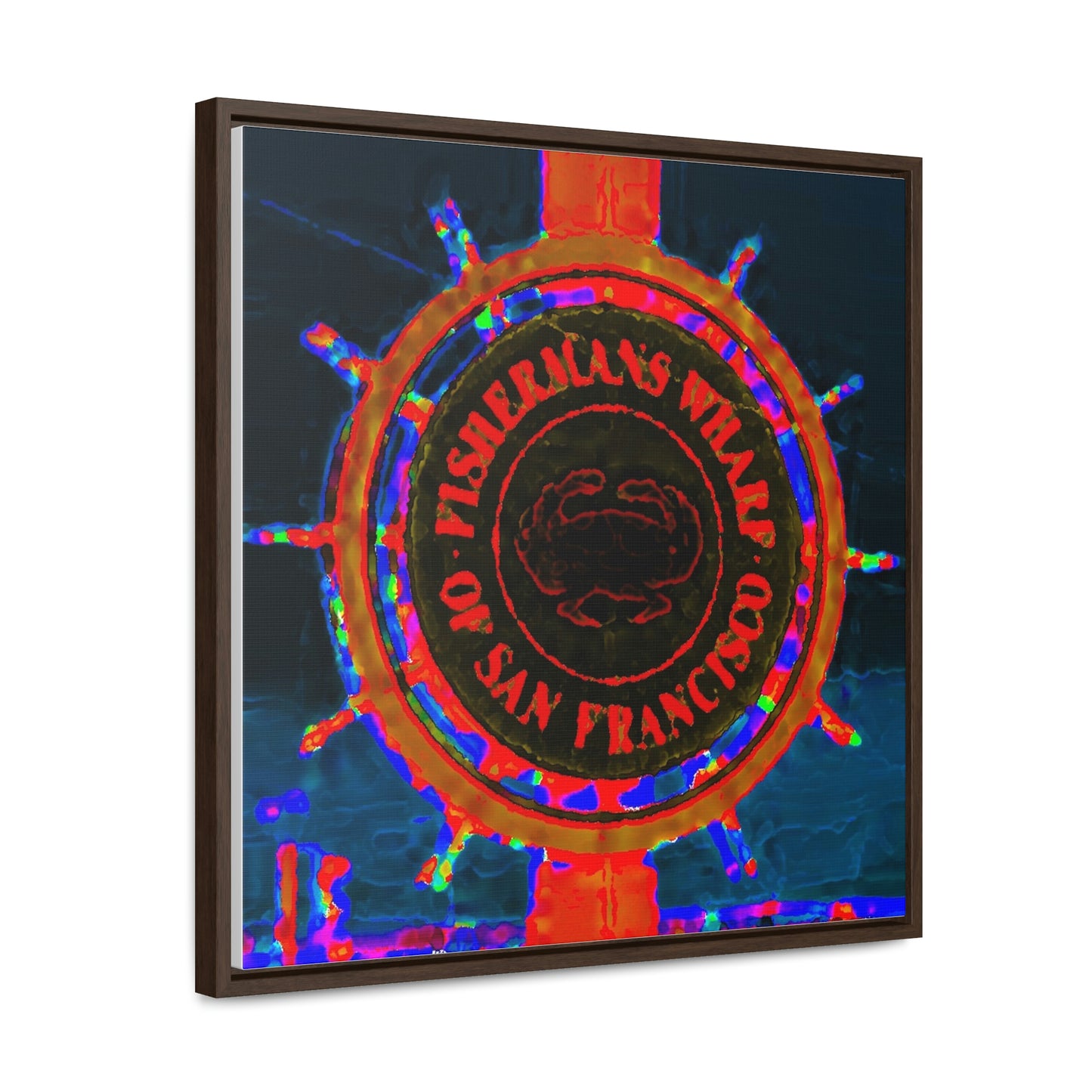 Gallery Canvas Wraps, Square Frame ... "No.9 Fishermen's Grotto - Fishermen's Wharf, SF, California" ... Family Archives: 1970's ... Original Works ...