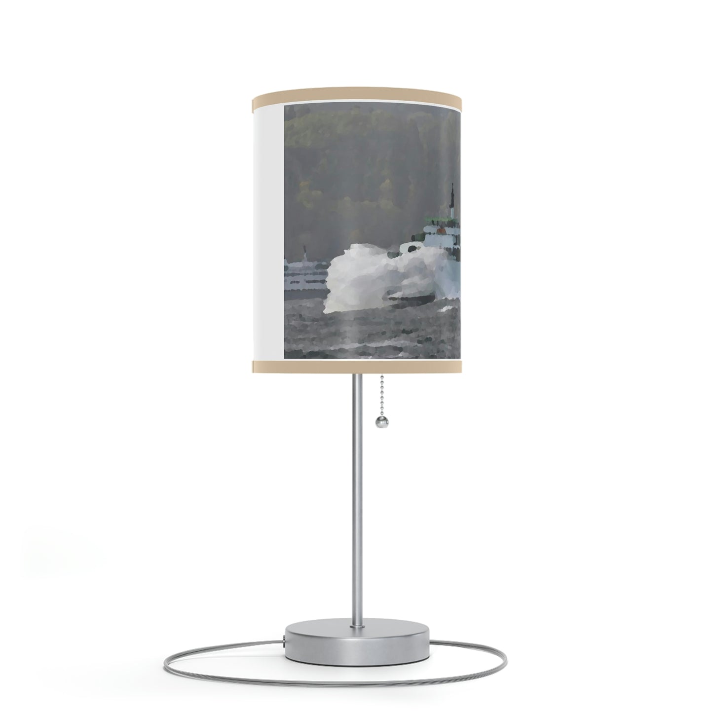 Lamp on a Stand, US|CA plug ... WADOT Ferry Crossing ... "A Very Rough Day" ... Mulkiteo Route ... Family Archives ... Early 1990's' ... Original Works ...