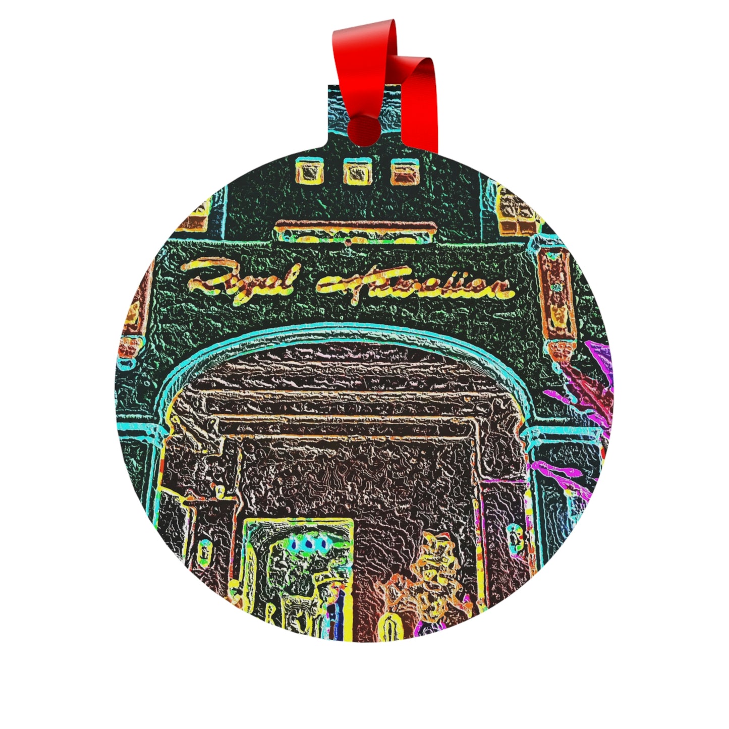 Metallic Ornaments (Round, Berlin) ... "La Grande Entree" At: 'The Pink Palace' ... The Royal Hawai'ian ... Honolulu, HI ... '27Oct2014' ... Original Works ...