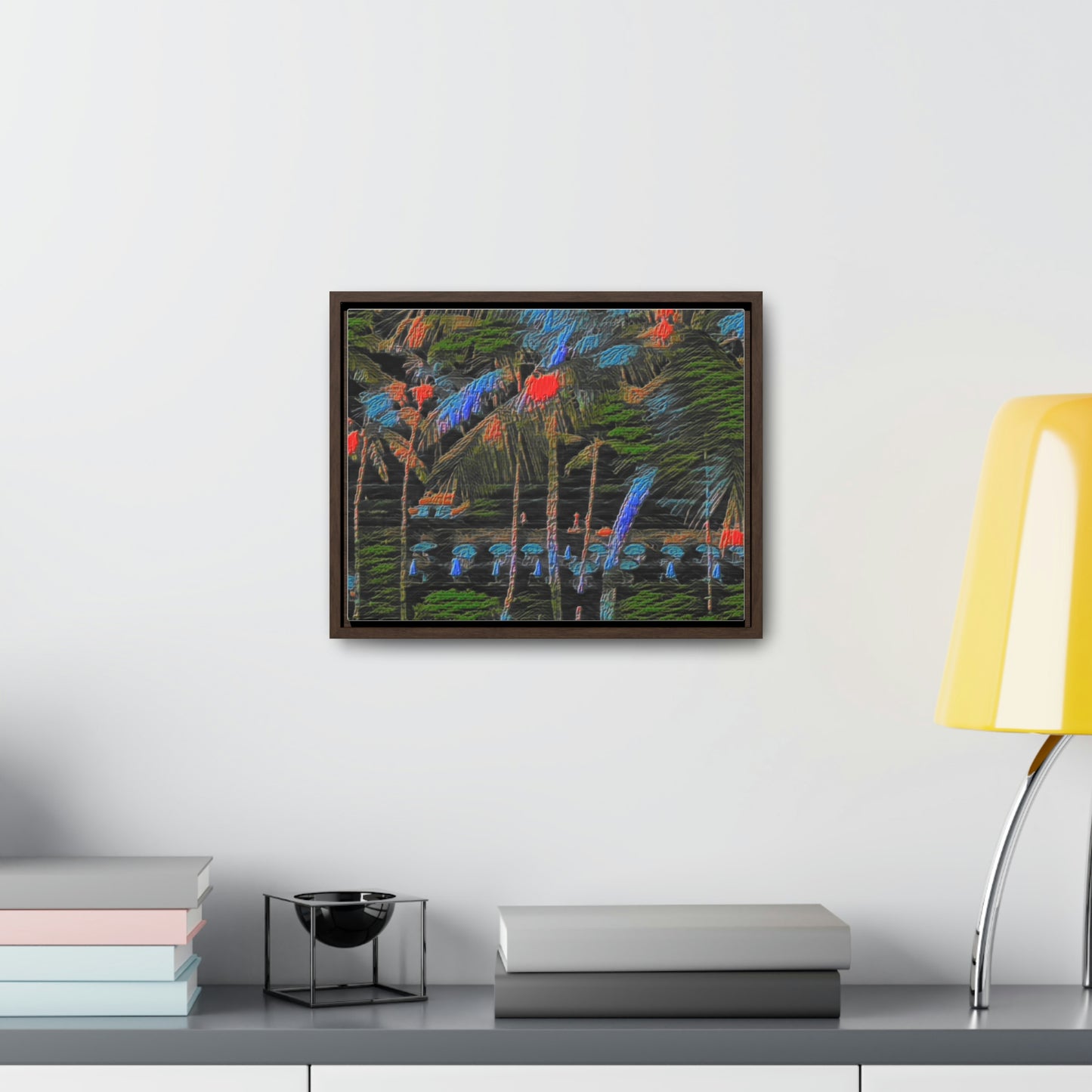 Gallery Canvas Wraps, Horizontal Frame ... "The Royal Hawai'ian: Waikiki Beach_Beach" ... Honolulu, HI ... Ocotber 2014 (Halloween) ... Original Works ...
