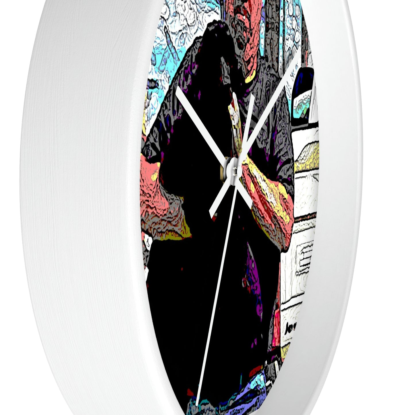 Wall clock ...  When She Was Young ... "Todd & Jett" ... California Point Locale: June 2022, Central Idaho ... Original Works