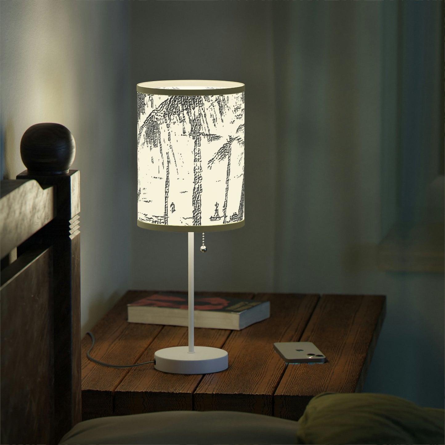 Lamp on a Stand, US|CA plug ... "The Royal Hawai'ian: Waikiki Beach_Beach" ... Honolulu, HI ... Ocotber 2014 (Halloween) ... Original Works ...