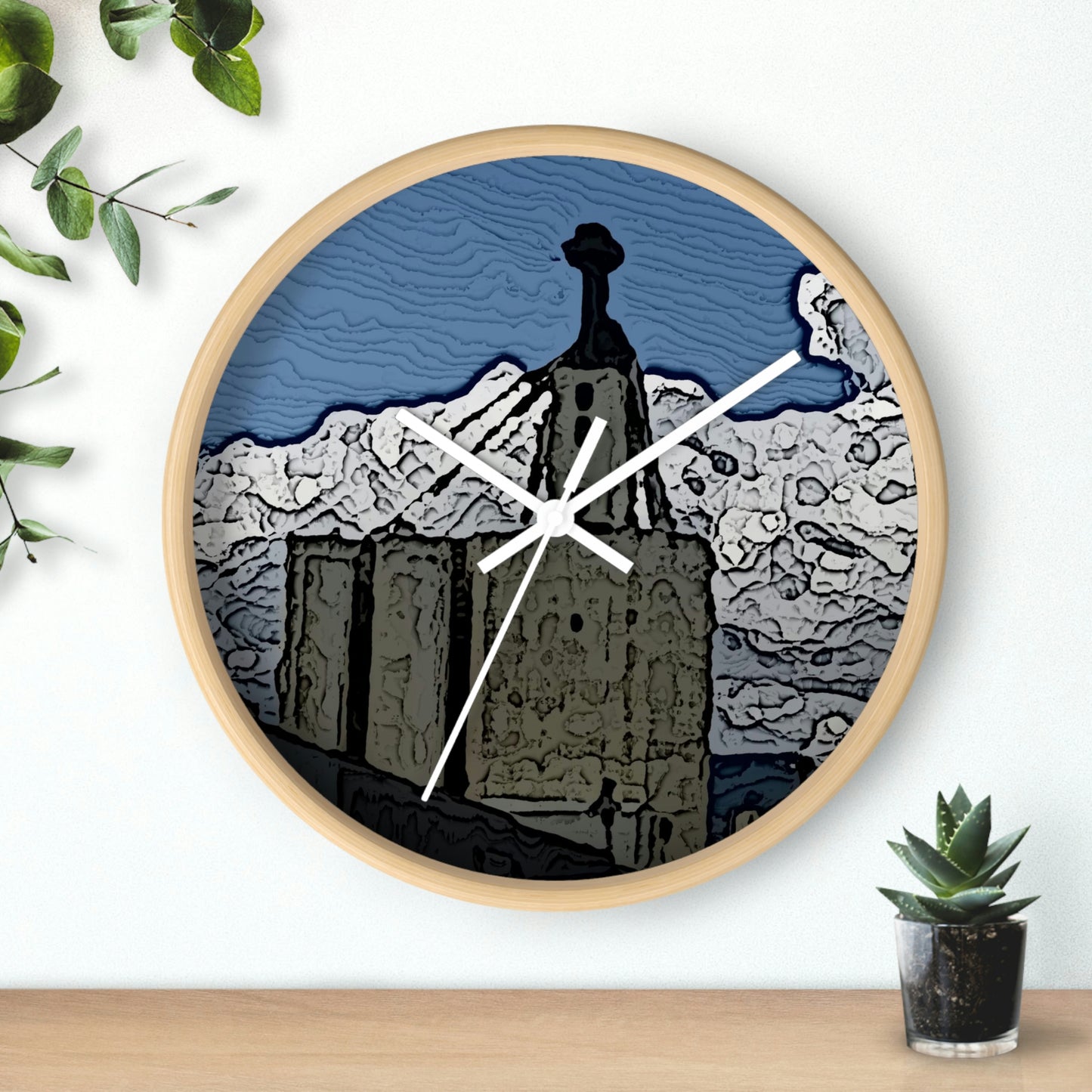 Wall clock ... "ICP: Idaho County Propane ... 'Production Facilities Grangeville, Idaho' ... "  Original Works: Rendering Time: 10 Hours ...
