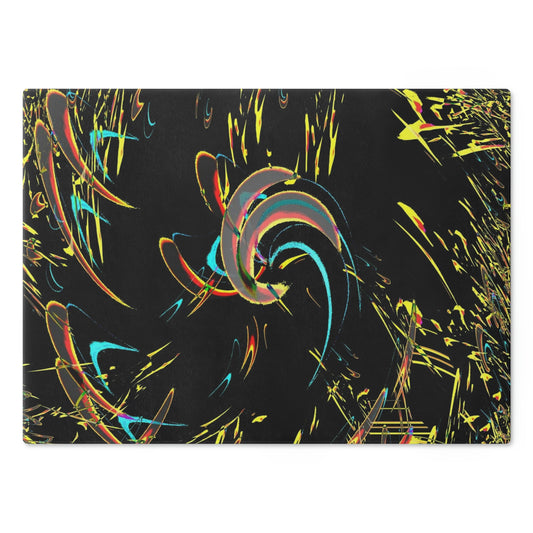 Cutting Board ... "Waning Moon" ... Central Idaho ... October 2022 ... Rendering Time: 22 Hours ... Original Works ...