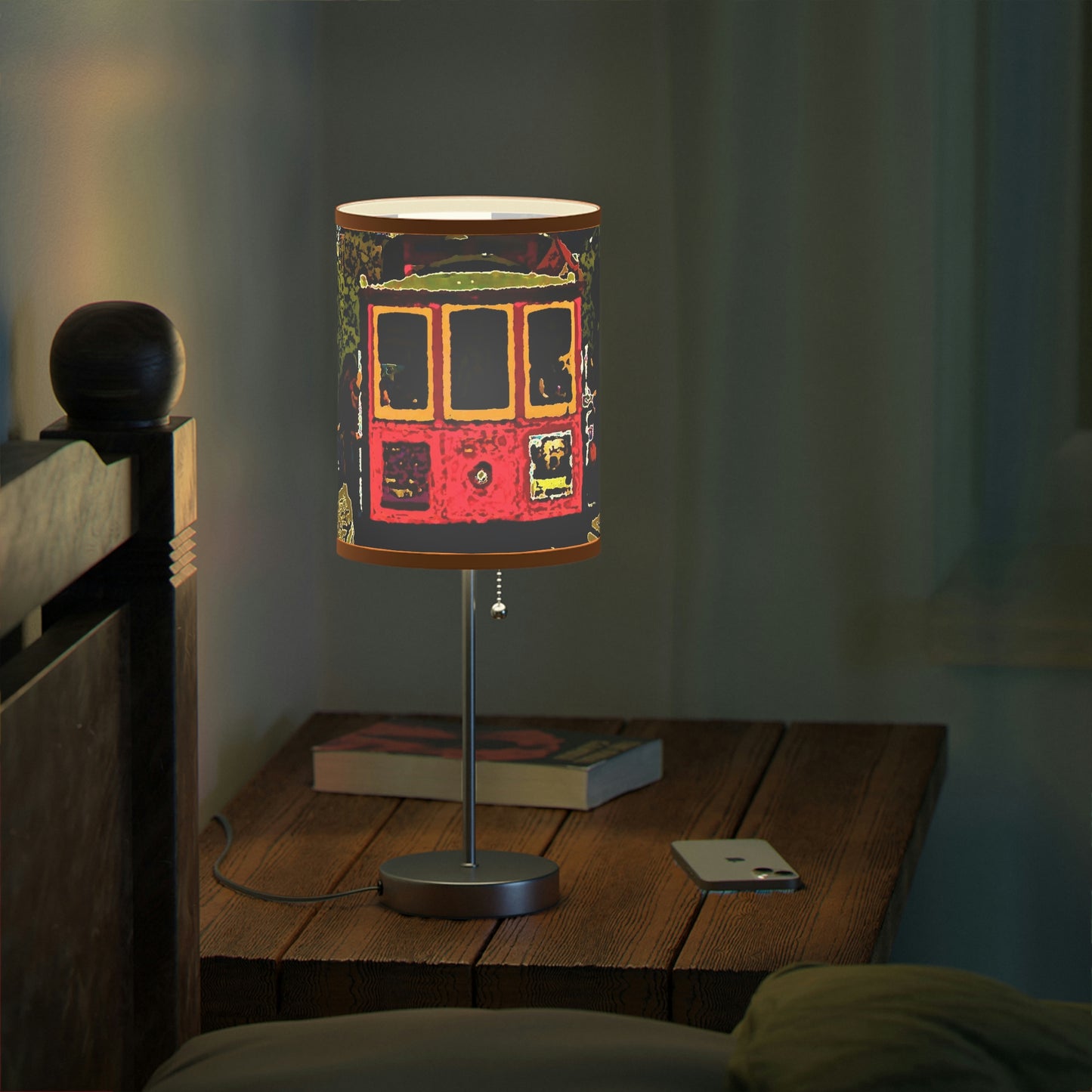 Lamp on a Stand, US|CA plug ... San Francisco ... 'A Rice-A-Roni-A-San Francisco Treat' ... "A Cable Car Classic" ... Family Archives: 1973 ... Original Works ...