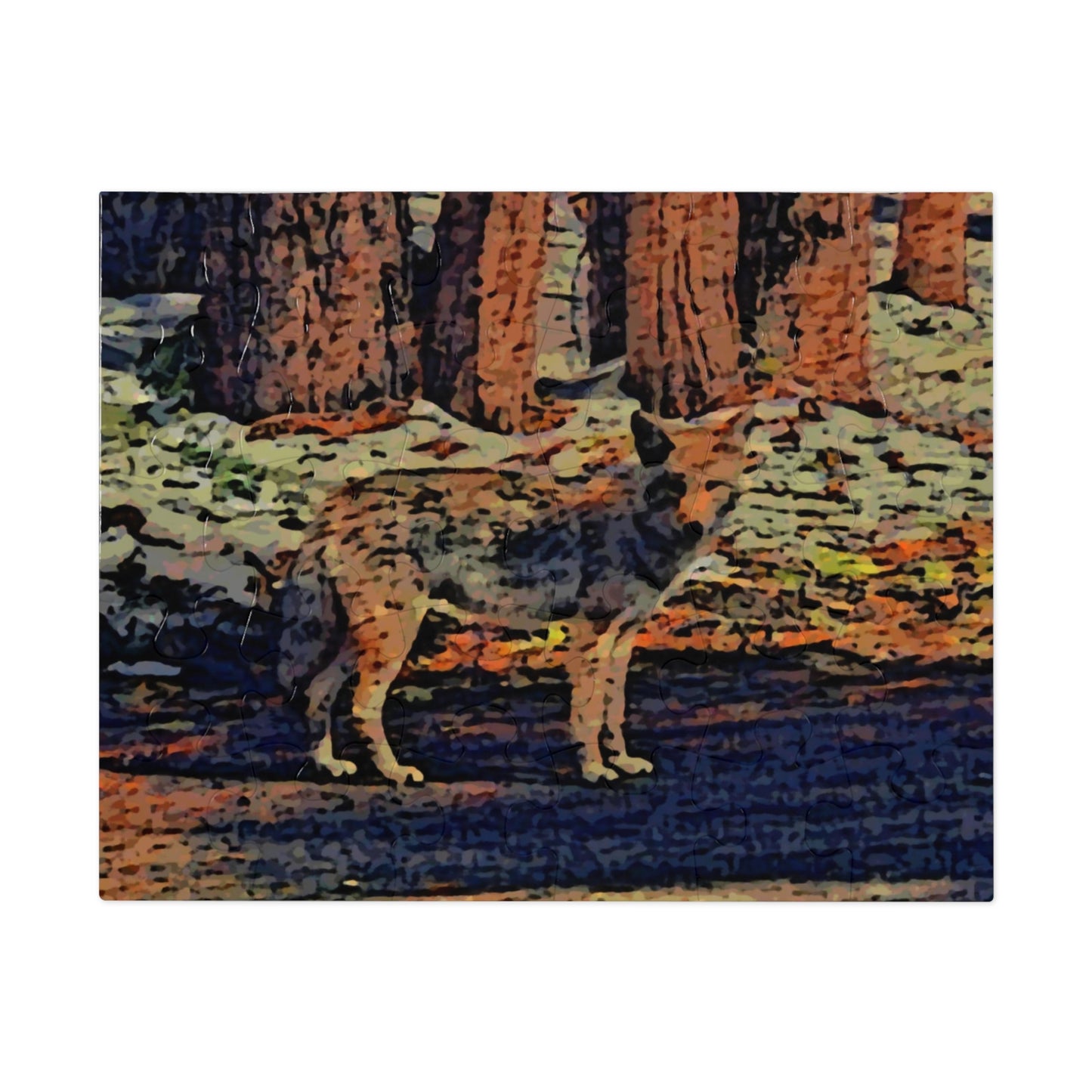 Jigsaw Puzzle (30, 110, 252, 500,1000-Piece) ... Coyote ... "Yosemite Valley: Circa May23 ... KPH Base Photo" ... Original Works ...