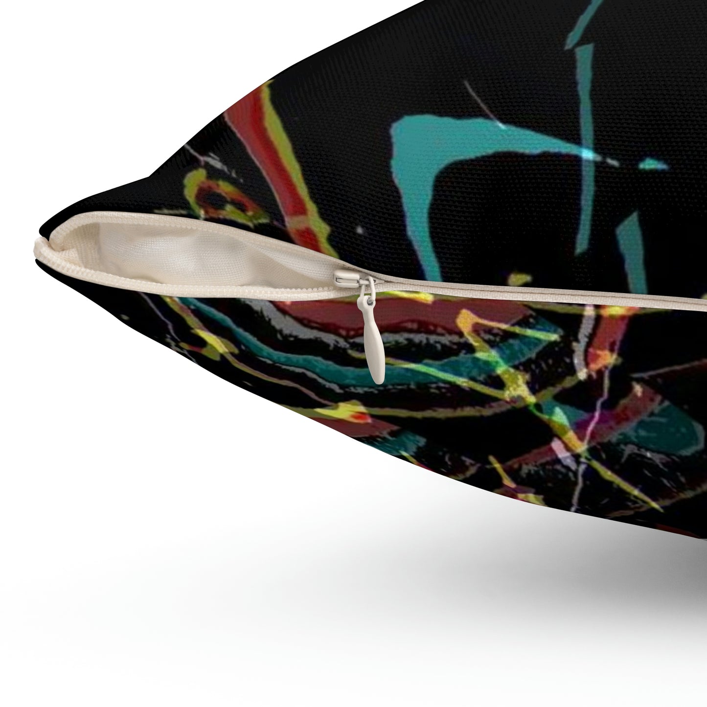 Spun Polyester Square Pillow ... "Waning Moon" ... Central Idaho ... October 2022 ... Rendering Time: 22 Hours ... Original Works ...