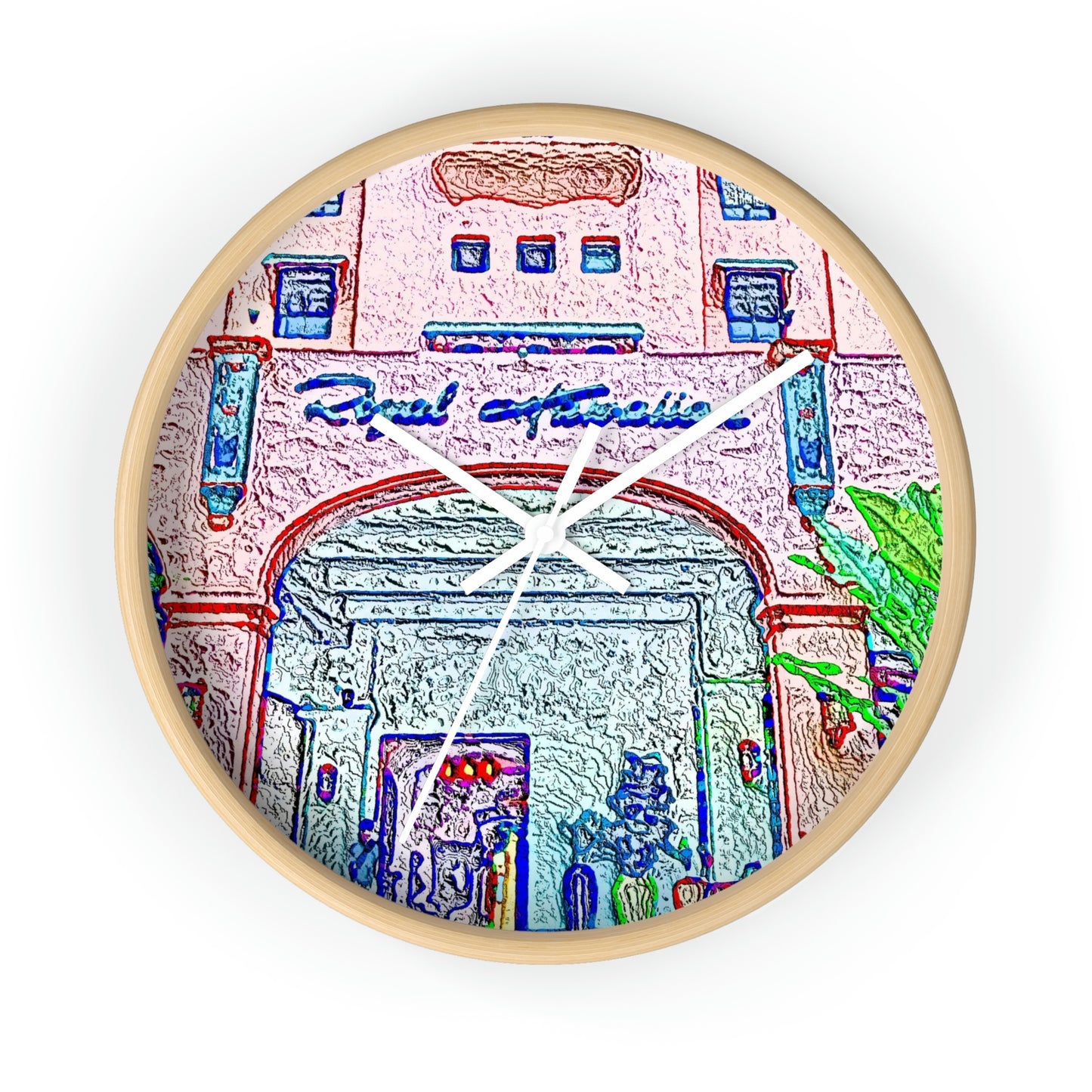 Wall Clock ... "La Grande Entree" At: 'The Pink Palace' ... The Royal Hawai'ian ... Honolulu, HI ... '27Oct2014' ... Original Works ...
