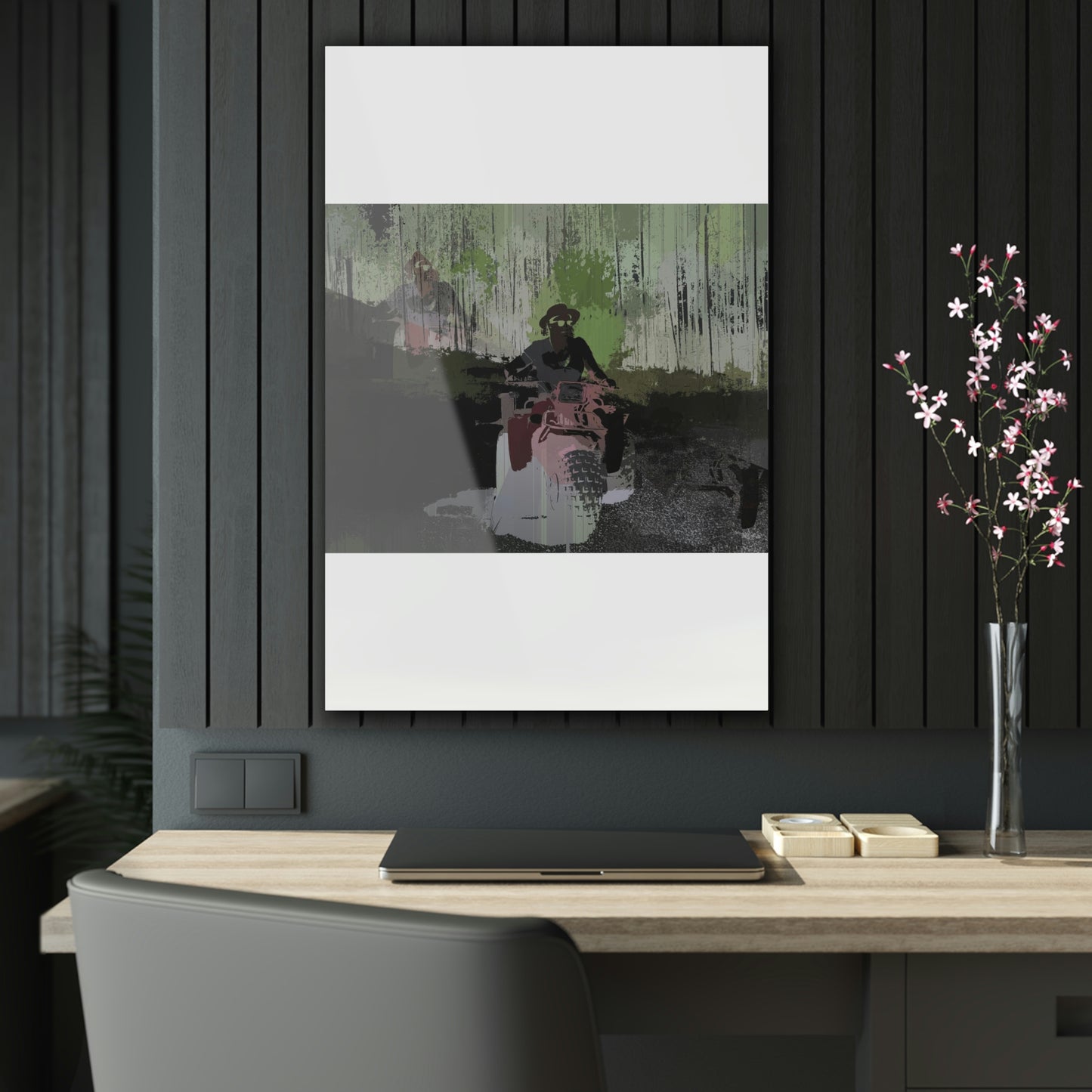 Acrylic Prints ... 3-Wheeln' N' Groovin The Mountain Roads ... Central Idaho ... Original Works ...