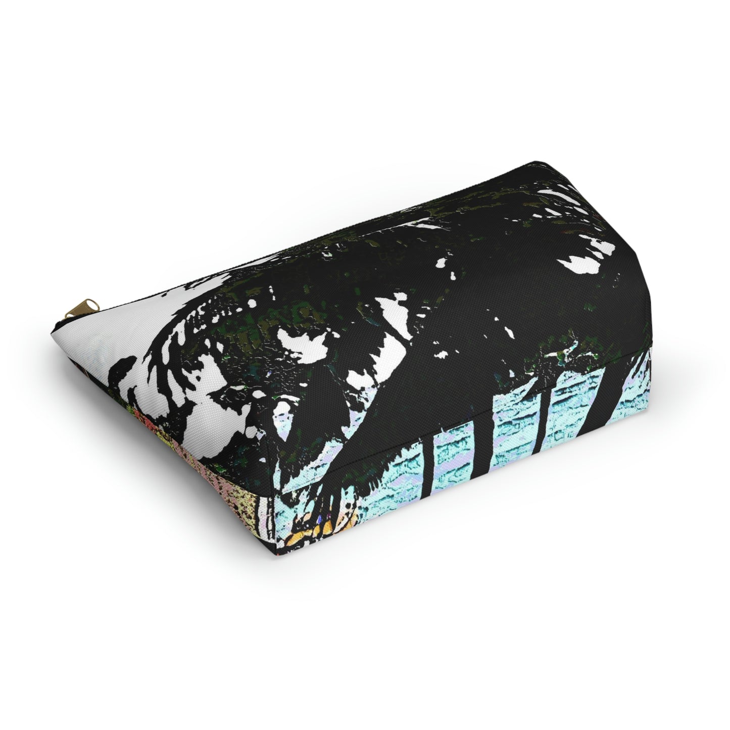 Accessory Pouch w T-bottom ... "A Beautiful Beach Amongst The Palms" ... The Outrigger Waikiki, Honolulu, Oahu ... Original Works ...