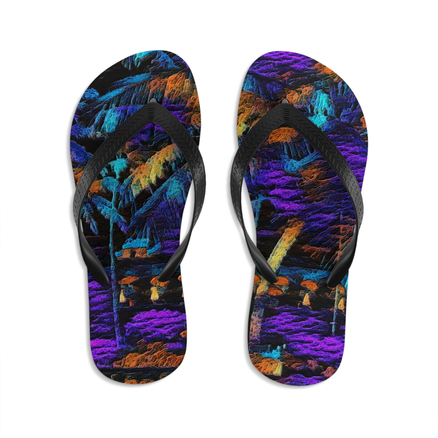 Unisex Flip-Flops ... "The Royal Hawai'ian: Waikiki Beach_Beach" ... Honolulu, HI ... Ocotber 2014 (Halloween) ... Original Works ...