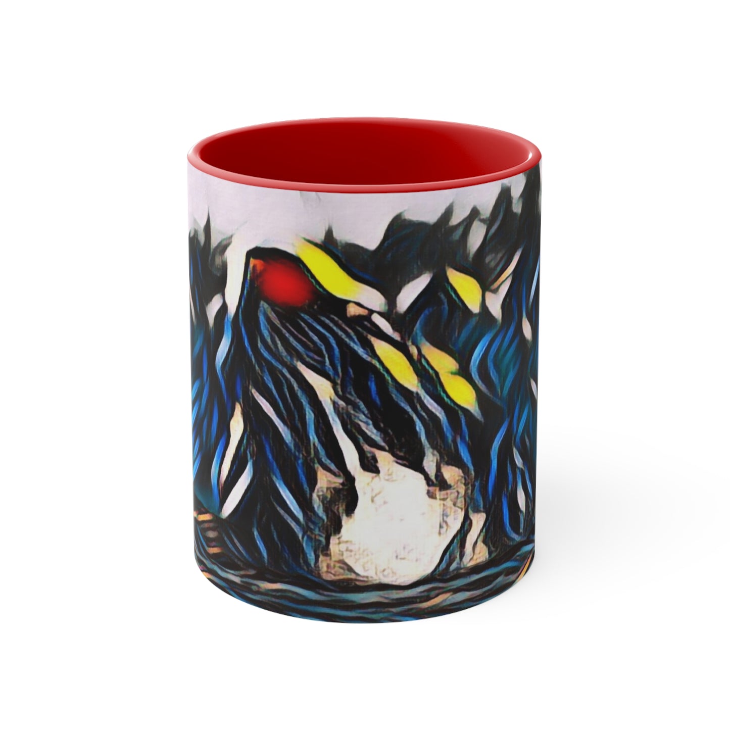 Accent Coffee Mug, 11oz ... "Ken's Favourite Humpback Breach" ... Circa: 21st Century ... Maui, HI ... Original Works ...