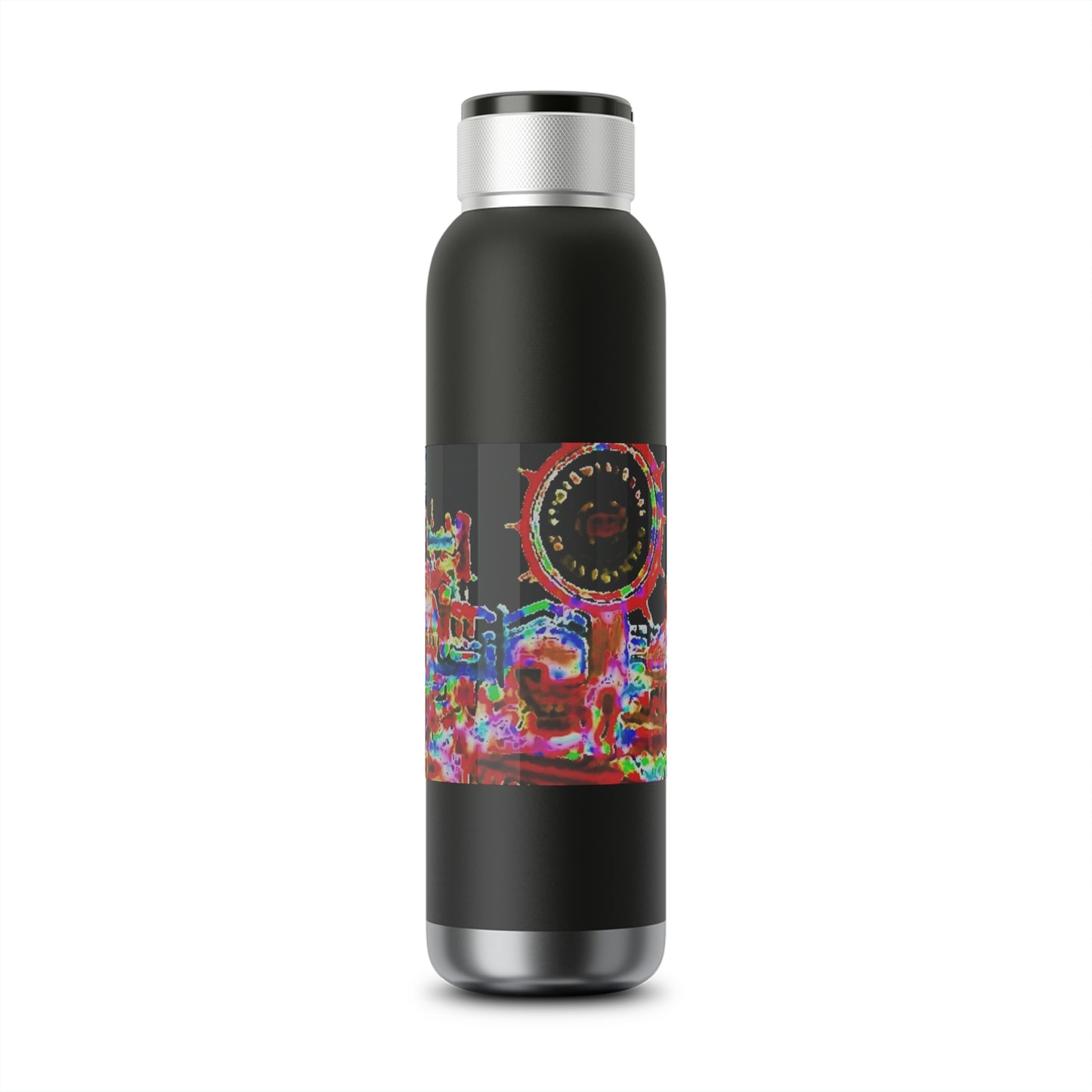 Soundwave Copper Vacuum Audio Bottle 22oz ... "No.9 Fishermen's Grotto - Fishermen's Wharf, SF, California" ... Family Archives: 1970's ... Original Works ...