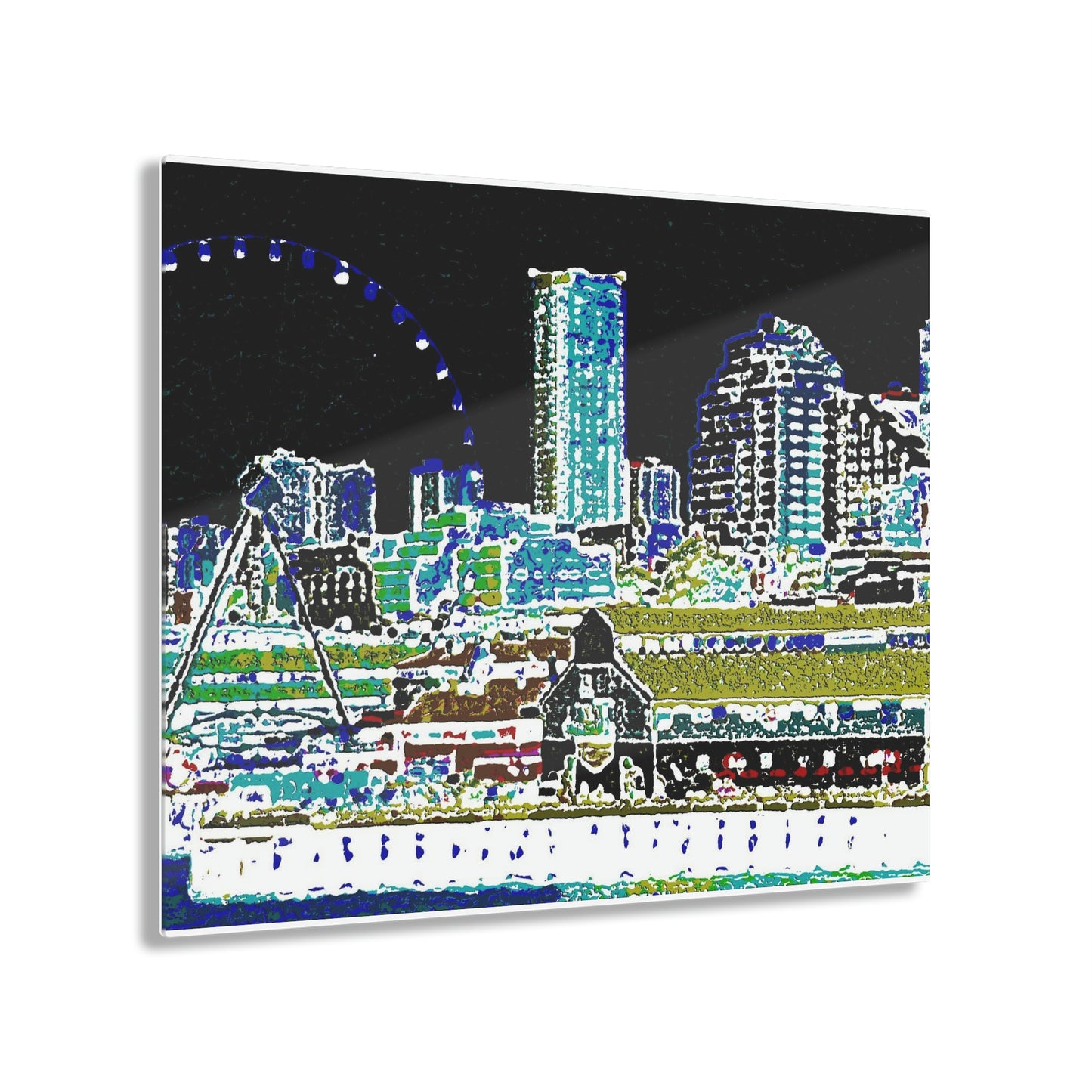 Acrylic Prints ... That Classic Wheel ... 'Seattle's Wheel' ... & An Old Classic Waterside Vendors ...  'Family Archives' ... Original Works ...