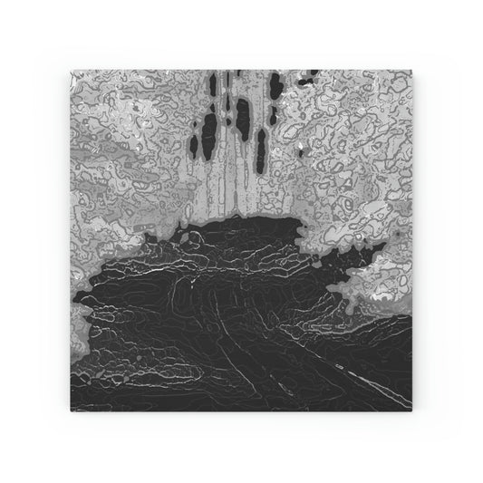 Wood Canvas ... A Compelling Road: Black &White, 25Dec22 ... Oilification-Cartoon-Oilification-SLIC: Simple-Linear-Iterative-Clustering:Oilification:Embossing: Colors:Threshold ... & Custom Scripts ....