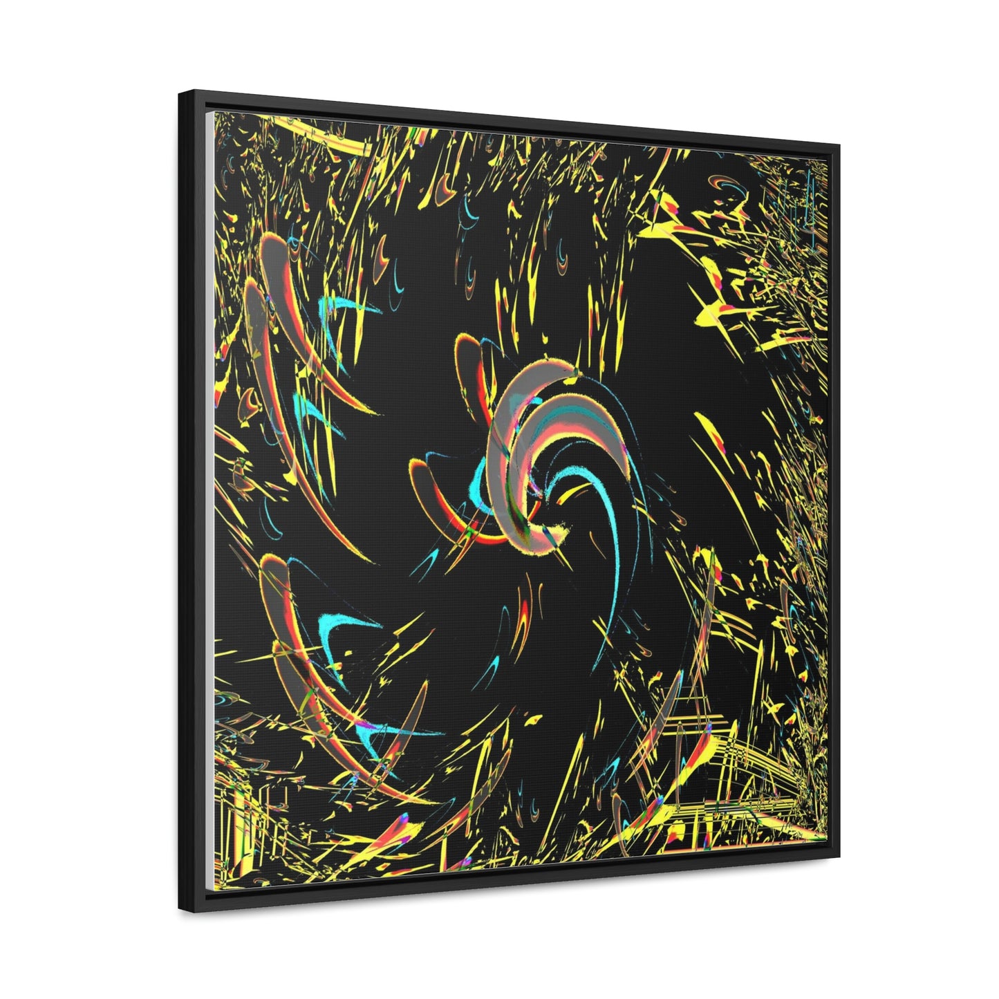 Gallery Canvas Wraps, Square Frame ... "Waning Moon" ... Central Idaho ... October 2022 ... Rendering Time: 22 Hours ... Original Works ...