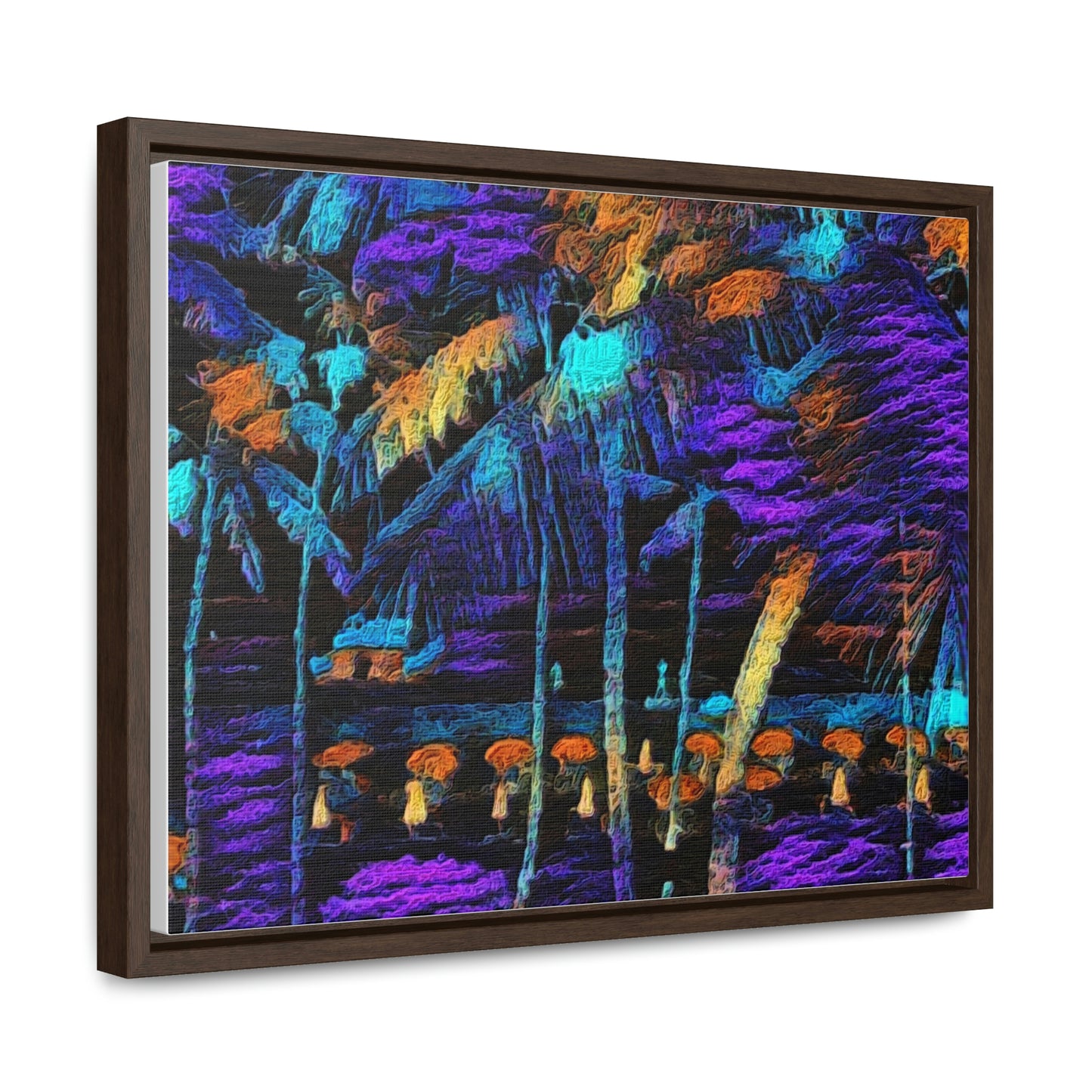 Gallery Canvas Wraps, Horizontal Frame ... "The Royal Hawai'ian: Waikiki Beach_Beach" ... Honolulu, HI ... Ocotber 2014 (Halloween) ... Original Works ...