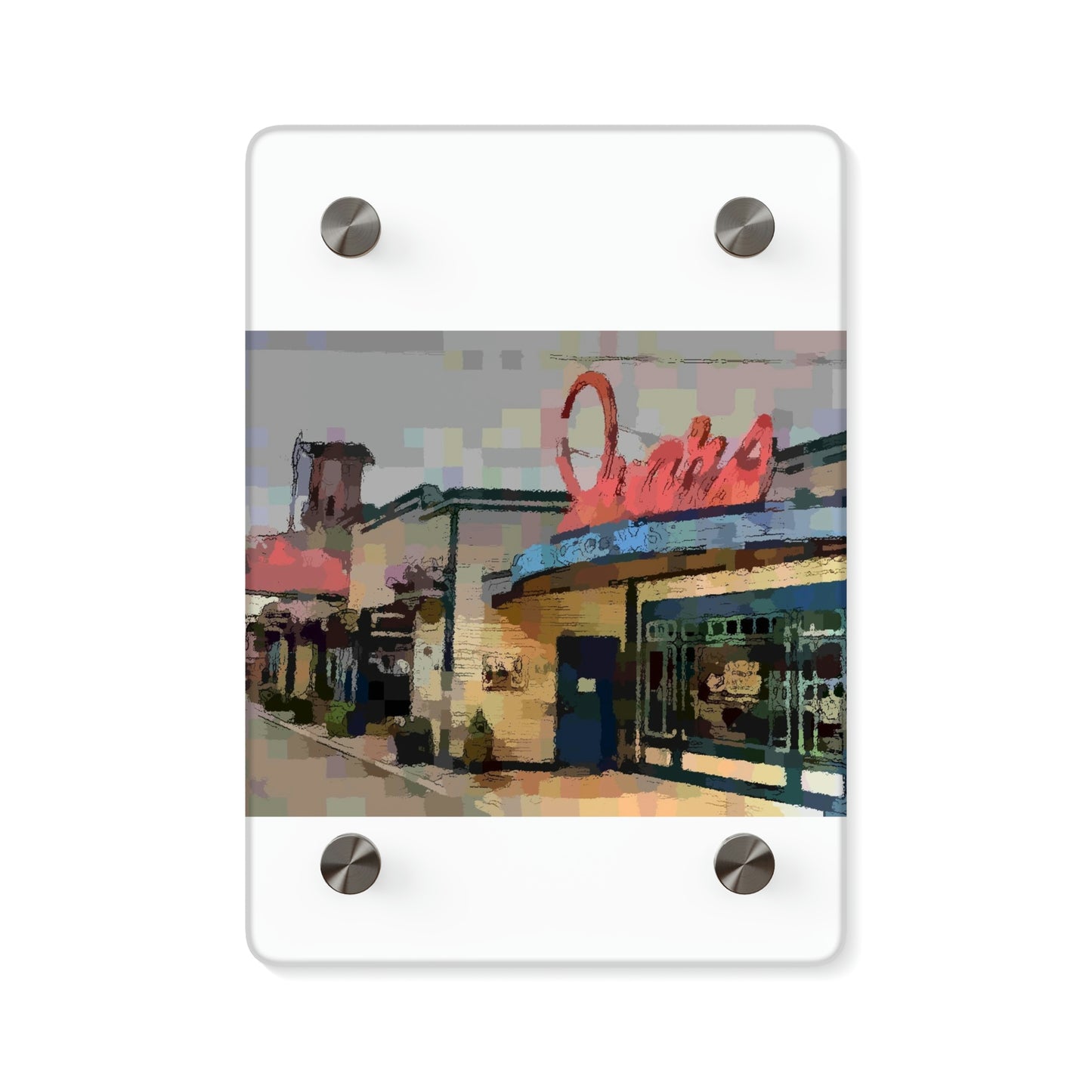 Acrylic Wall Art Panels ...  In-A-Hurry & Stressed? ... Remember: Keep "Clam" ... Clam_Happy ...  'Ivars: Seattle Waterfront' ... Personal Archives ... Original Works ...