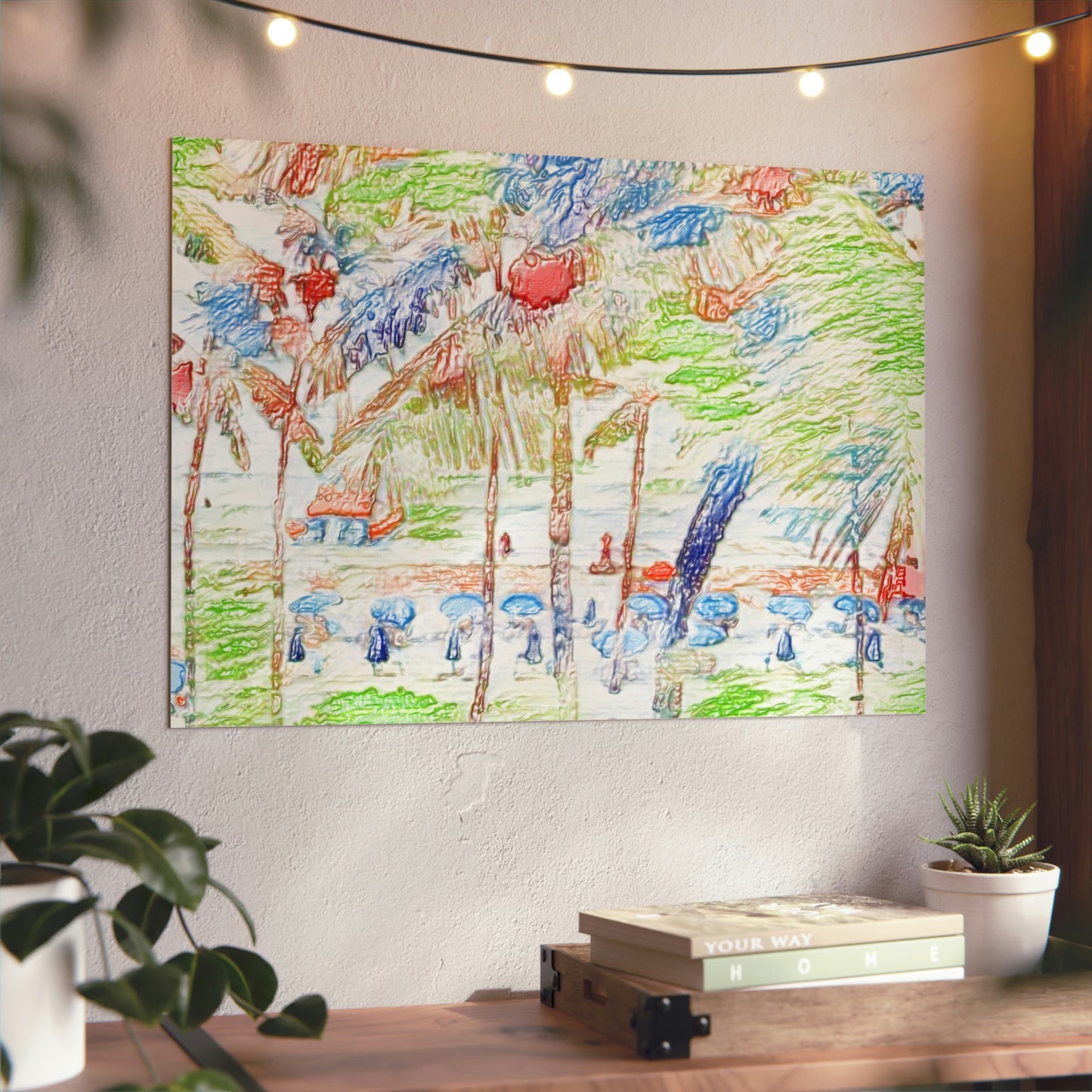 Aluminum Composite Panels ... "The Royal Hawai'ian: Waikiki Beach_Beach" ... Honolulu, HI ... Ocotber 2014 (Halloween) ... Original Works ...