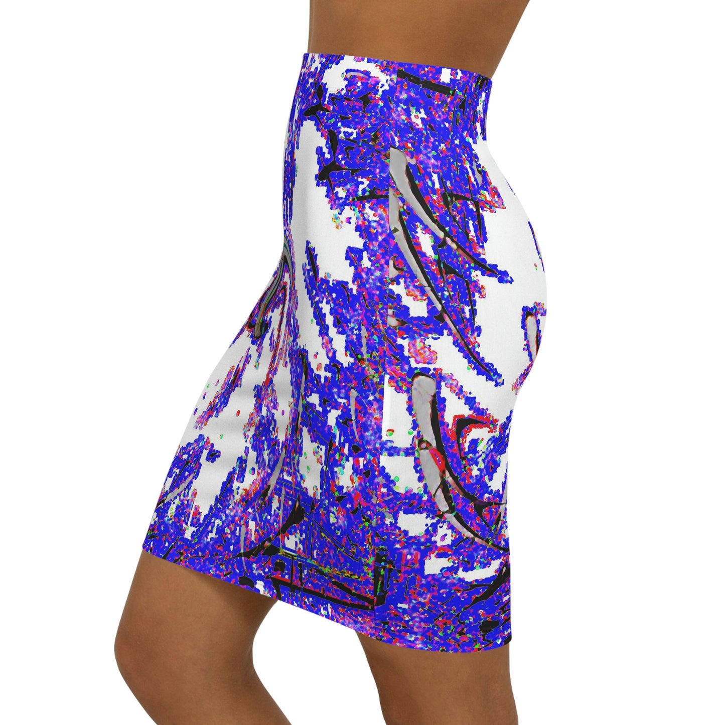 Women's Mini Skirt ... "Waning Moon" ... Central Idaho ... October 2022 ... Rendering Time: 22 Hours ... Original Works ...