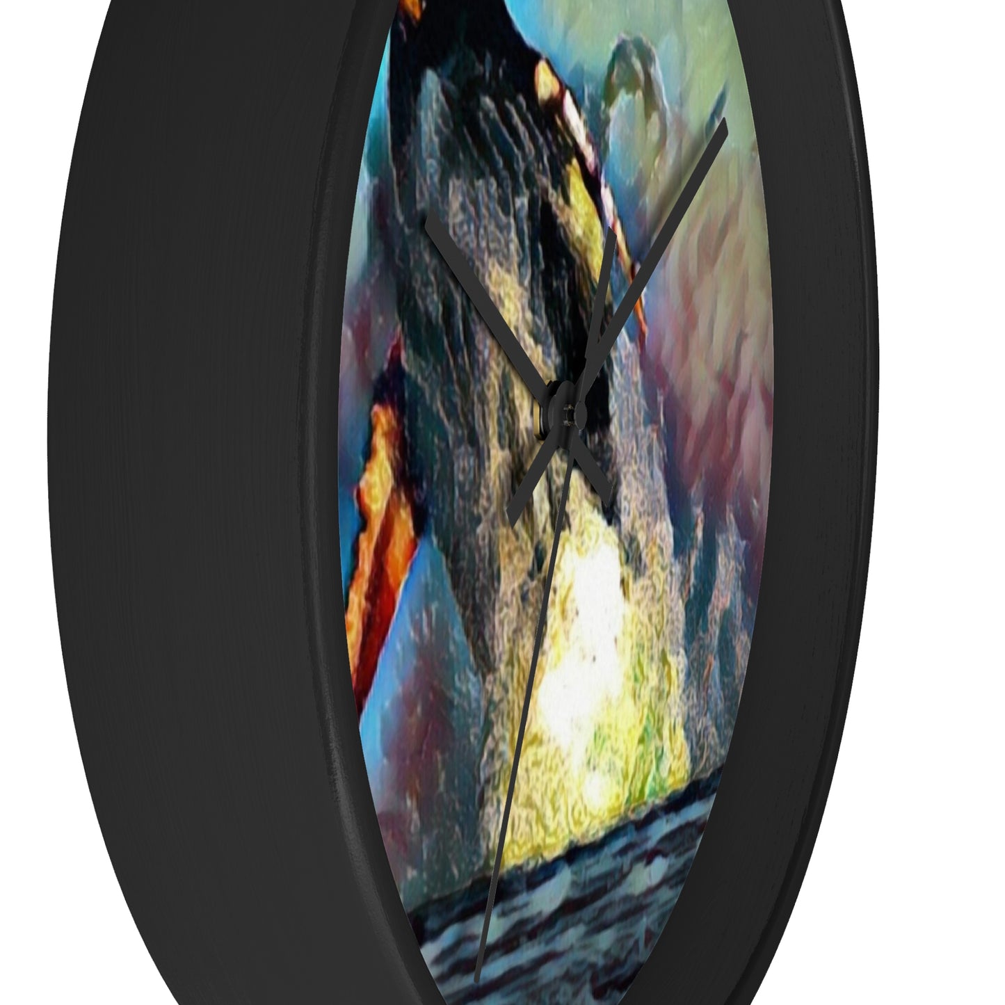 Wall Clock ... An Extraordinary Humpback Breach ... 'With Explosive Energy' ... Family Archives (KPH) ... Circa: 21st Century. Maui, HI ... Original Works ...