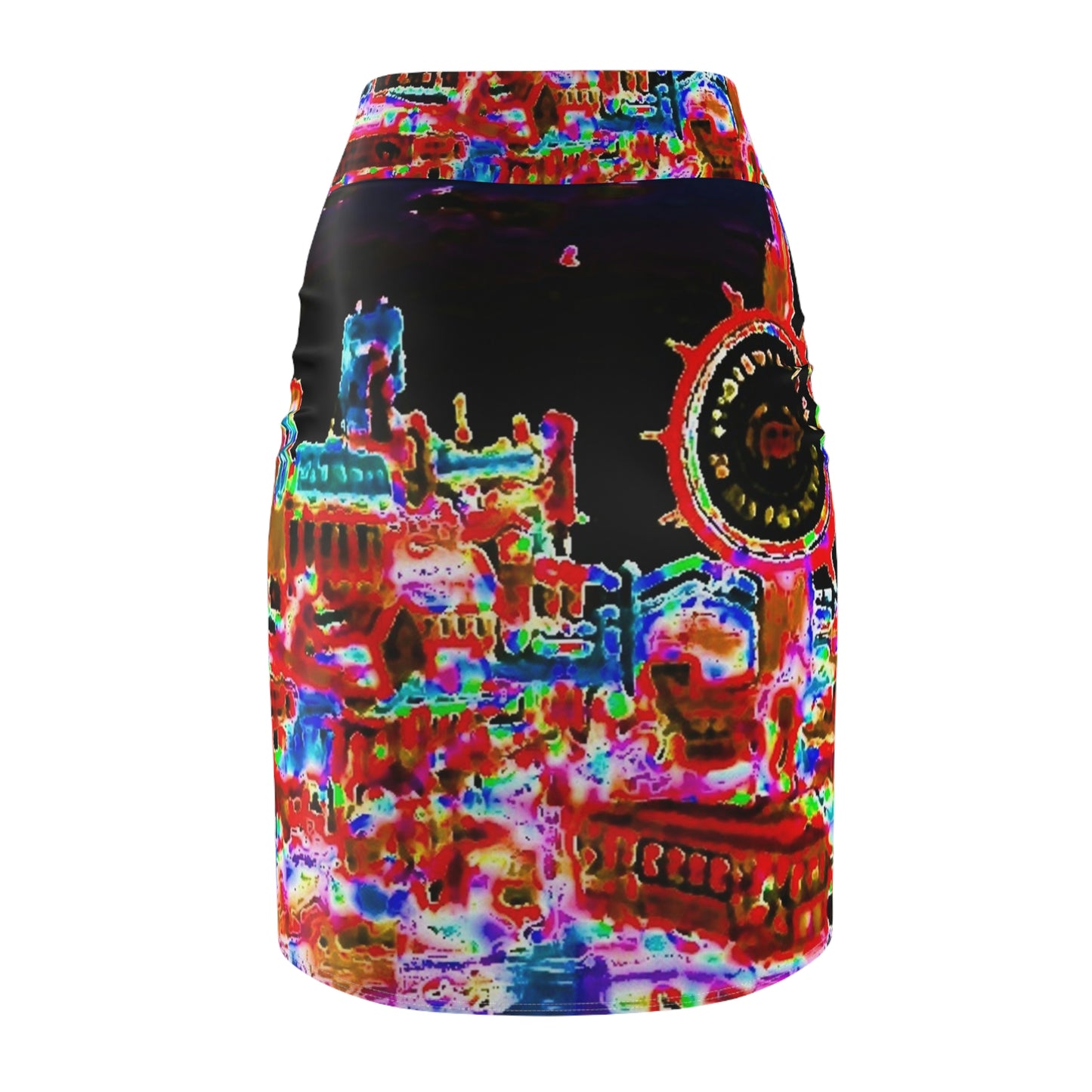 Women's Pencil Skirt ... "No.9 Fishermen's Grotto - Fishermen's Wharf, SF, California" ... Family Archives: 1970's ... Original Works ...