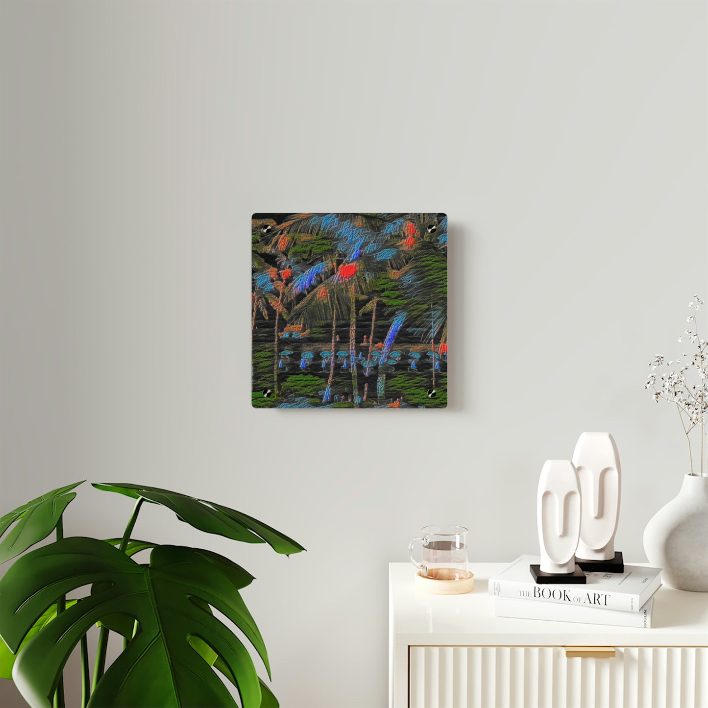 Acrylic Wall Art Panels ... "The Royal Hawai'ian: Waikiki Beach_Beach" ... Honolulu, HI ... Ocotber 2014 (Halloween) ... Original Works ...