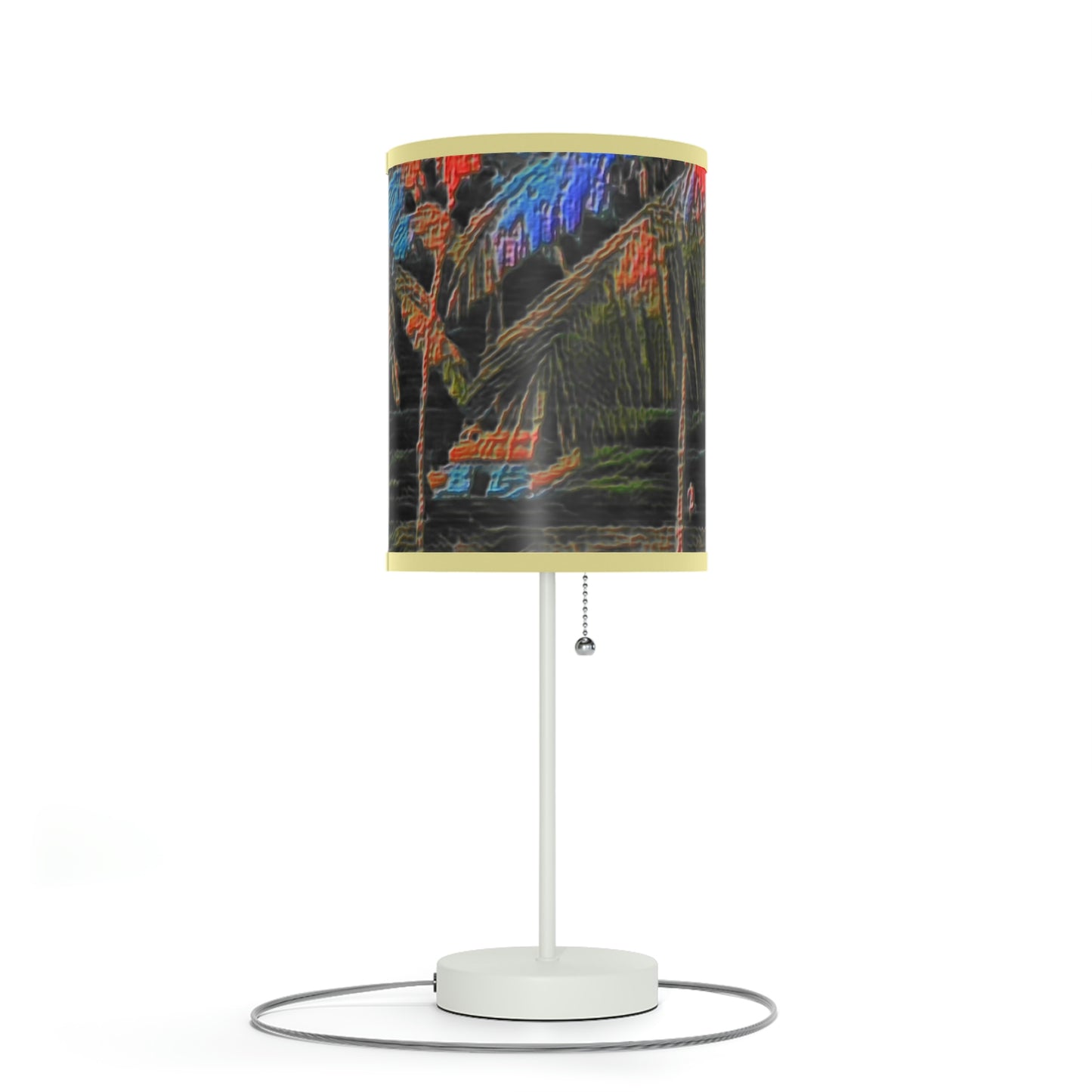 Lamp on a Stand, US|CA plug ... "The Royal Hawai'ian: Waikiki Beach_Beach" ... Honolulu, HI ... Ocotber 2014 (Halloween) ... Original Works ...