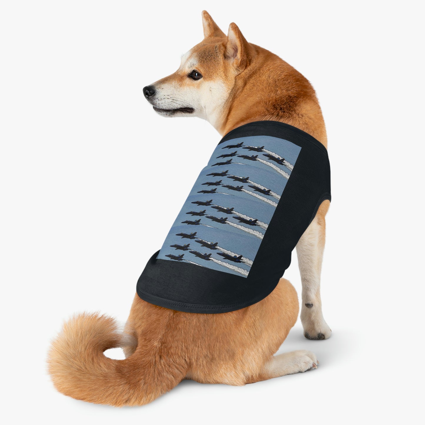 Pet Tank Top ... Seattle Seafair ..."Blue Angels Run Over Lake Washington" ... Circa Mid 1980's ... Dr FJ Holt ... Original Works ...