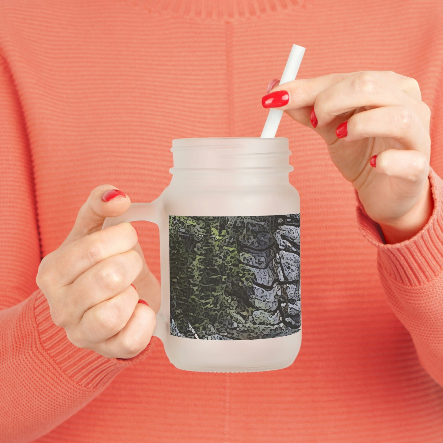 Mason Jar ..."I Am Innocent" ... Tricky-Dick Immortalized ... Nixon Rock: Along The River ... Central Idaho, Summer 2020 ... Original Works ...